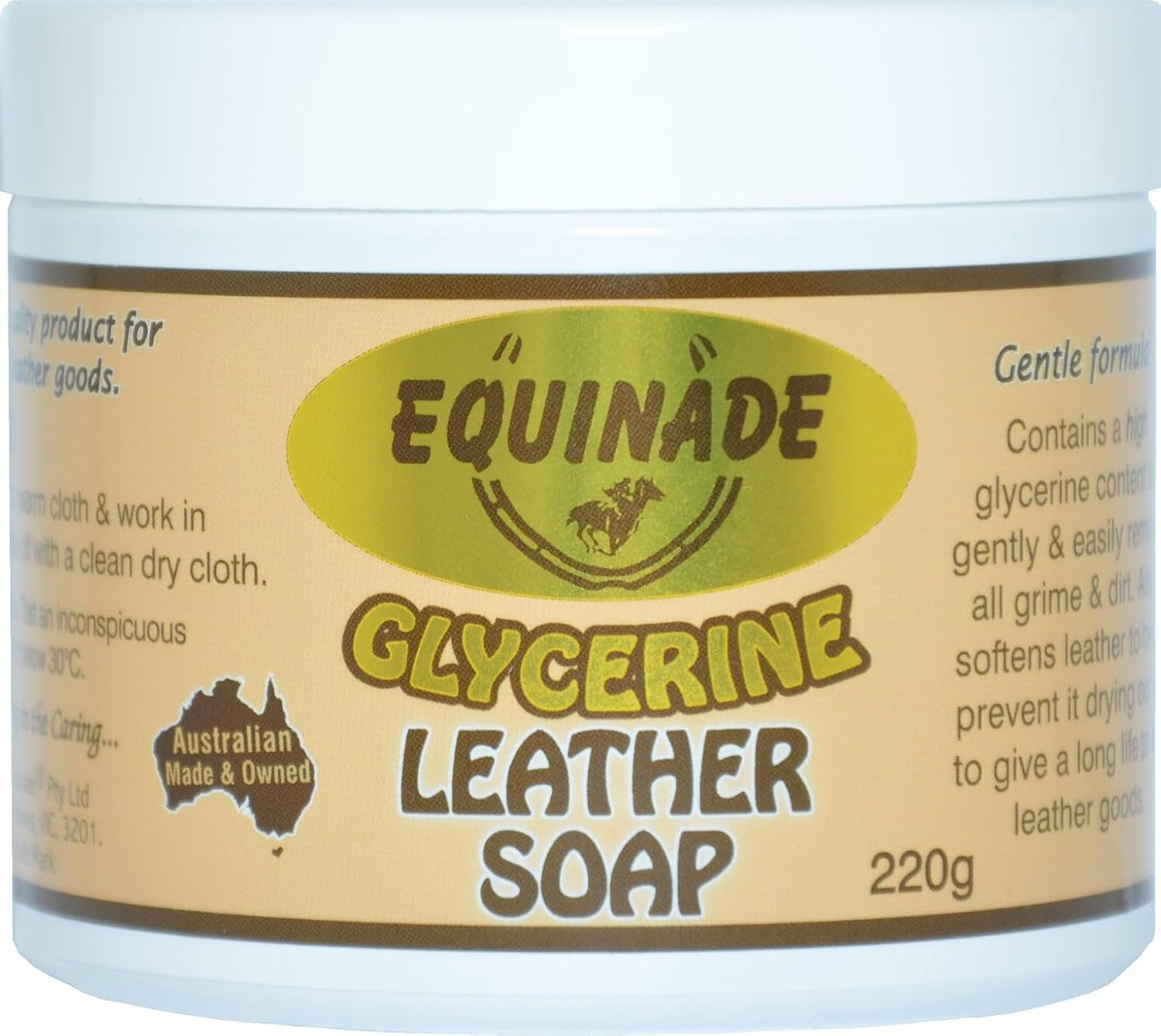 Equinade Glycerine Leather Soap 220G image number 1