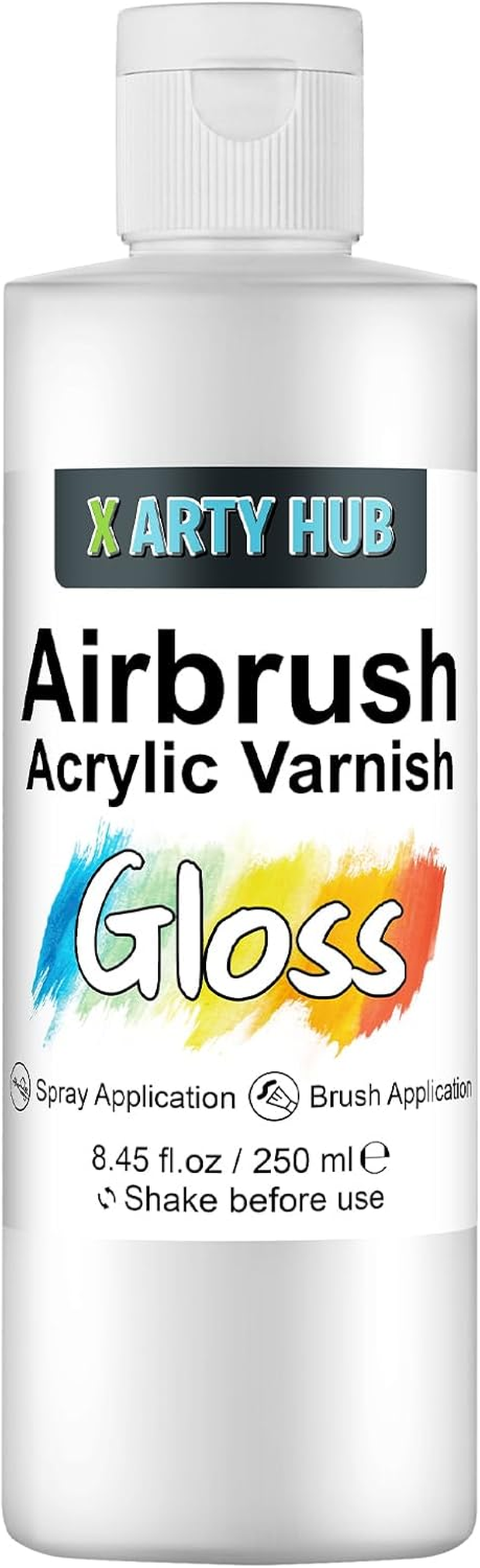 X ARTY HUB Acrylic Varnish Gloss 250 Ml, Anti-Yellowing/Fading/Cracking Acrylic Paint Sealer, Waterproof, Stain & Moisture Resistant Coating, Brushable and Sprayable image number 4