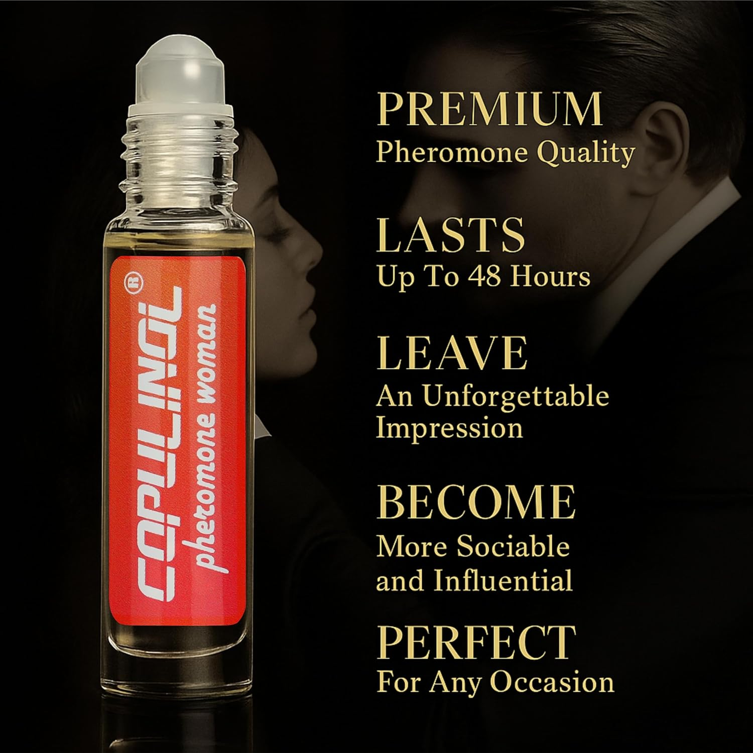 COPULINOL 100% Pheromone for Women Pheromone Oil Ultra Strong for Her Pheromone Perfume Roll-On 10Ml