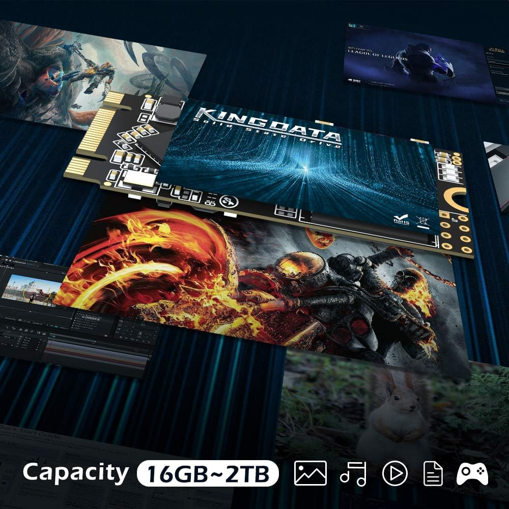 SSD M.2 2242 128GB Ngff Internal Solid State Drive 1TB 500GB 250GB 120GB for Desktop Laptops SATA III 6 Gb/S High Performance Hard Drive (128GB, M.2 2242) - M.2 2242., 128Gb image number 3