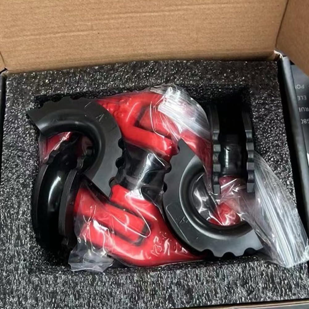 Safety Chain Connector Link, 1/2IN Tow Hitch Hammerlock Coupling Link, 2 Pack G80 Alloy Steel Tow Chain Connector Red image number 1