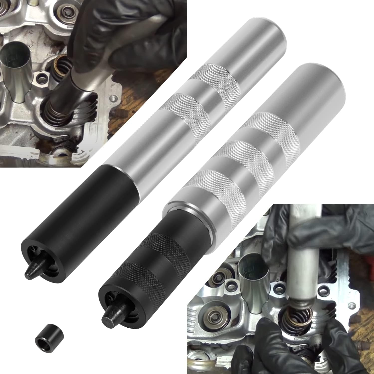 LAIKOU 36050 Valve Keeper Remover Installer Kit Valve Spring Compressor & Retainer Removal Tool Fit for Toyota Four Cylinder & Chrysler New World Engines Valve Stems from 4.5 to 7.5Mm 5/16'' to 3/8'' image number 4