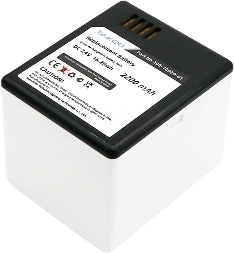 2 Pack Replacement Battery and Charger for Arlo Pro2 Arlo Pro VMC4030 7.4V/2200Mah image number 2