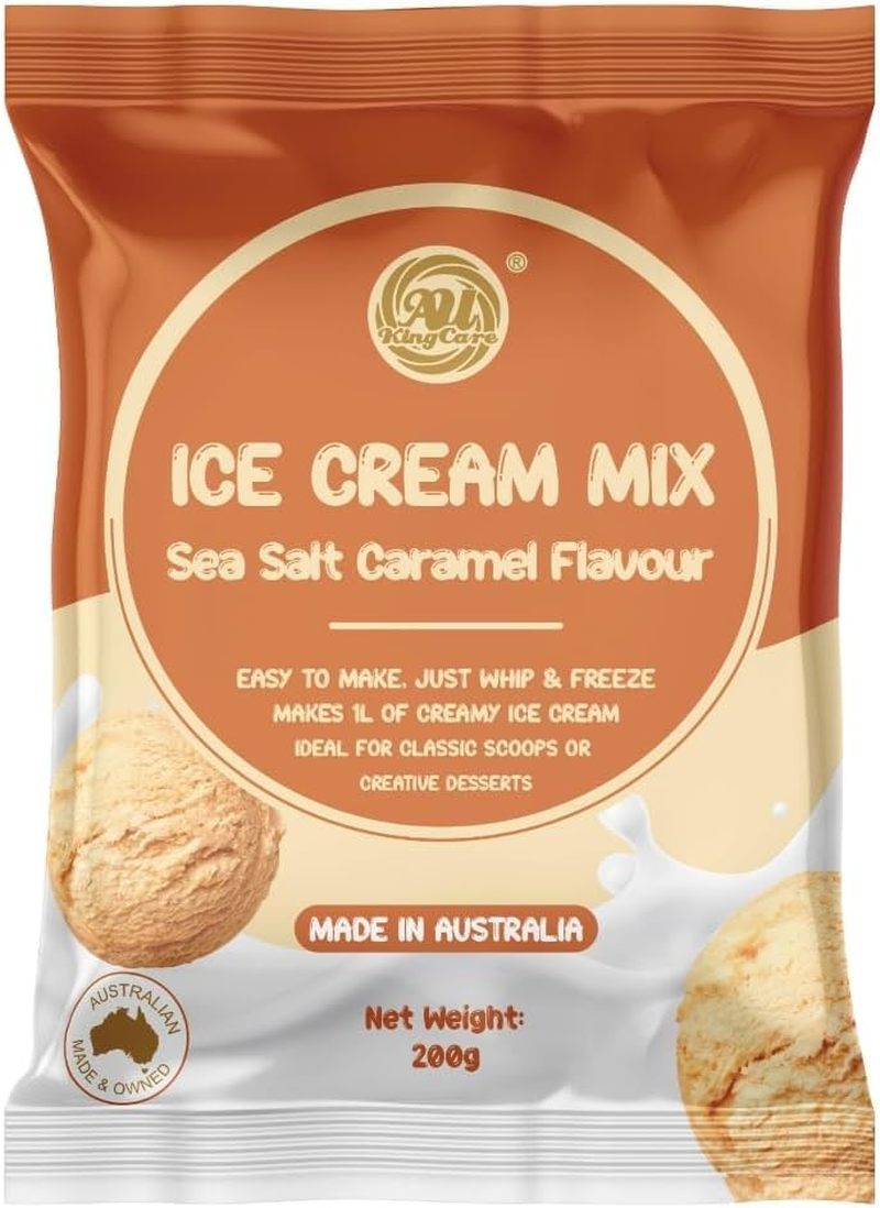 Au Kingcare Homemade Ice Cream Powder 200G*4 Packs &ndash; Makes 4 Litres &ndash; Natural Ingredients, Pure Taste, Easy to Make image number 6