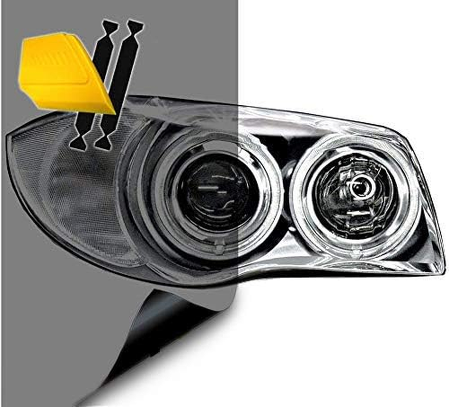 Vvivid Air-Tint Headlight/Tail Light Window Tint (12" X 48", Yellow) image number 4