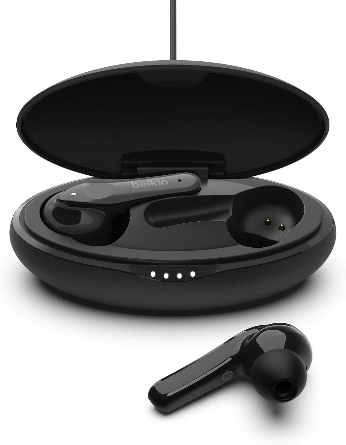 Belkin SOUNDFORM Move True Wireless Headphones, Black, Universal, &lrm;Pac001Btbk-Gr image number 5