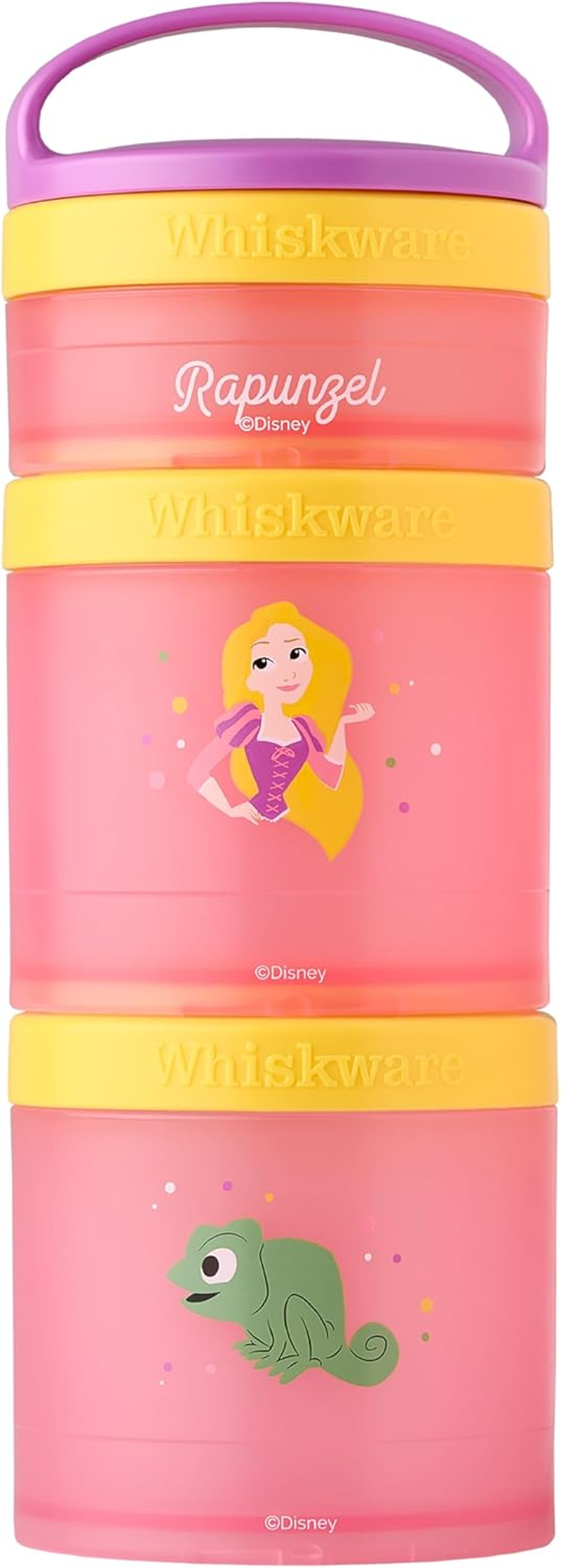 Whiskware Container Stackable Snack, 2 1/3 Cup, Rapunzel and Pascal