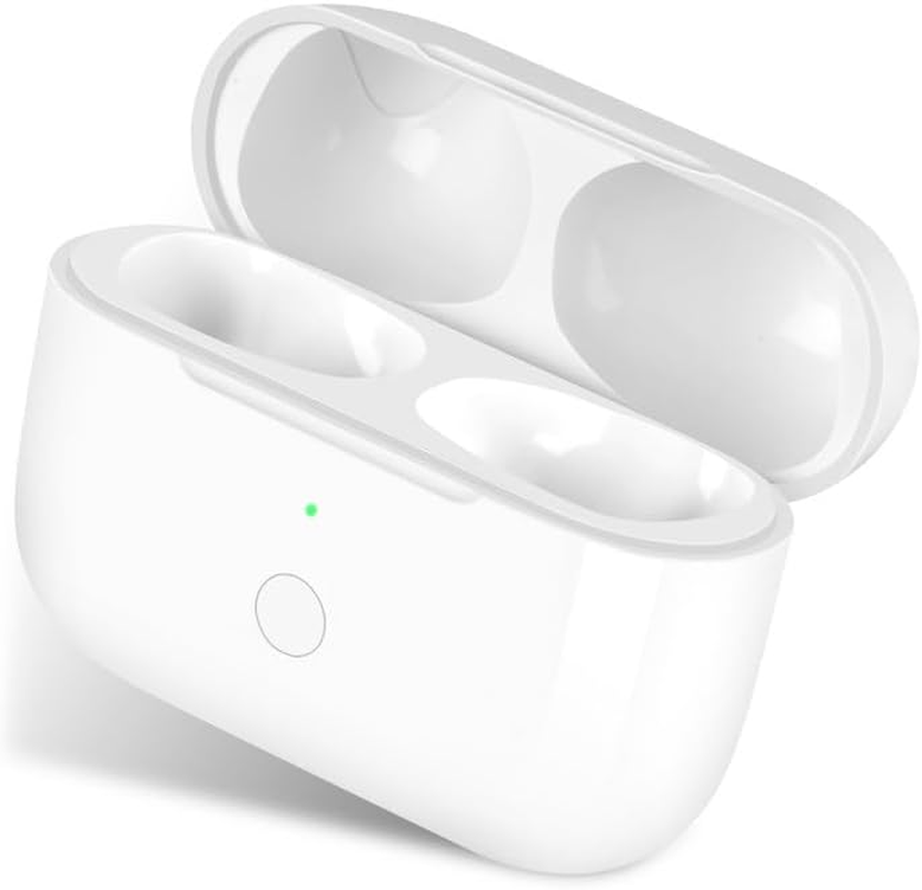 Fyzuf Replacement Charging Case for Airpods Pro 1St and 2Nd Generation - Sync Button for Easy Pairing, Not Included Earbuds, White Color (White) image number 3