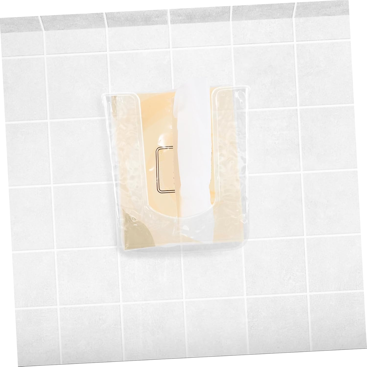 Wipe Tissue Storage Case Wall-Mounted Tissue Holder for Kitchen and Living Room Pet Material Multi-Purpose Wipes Dispenser for Use image number 5