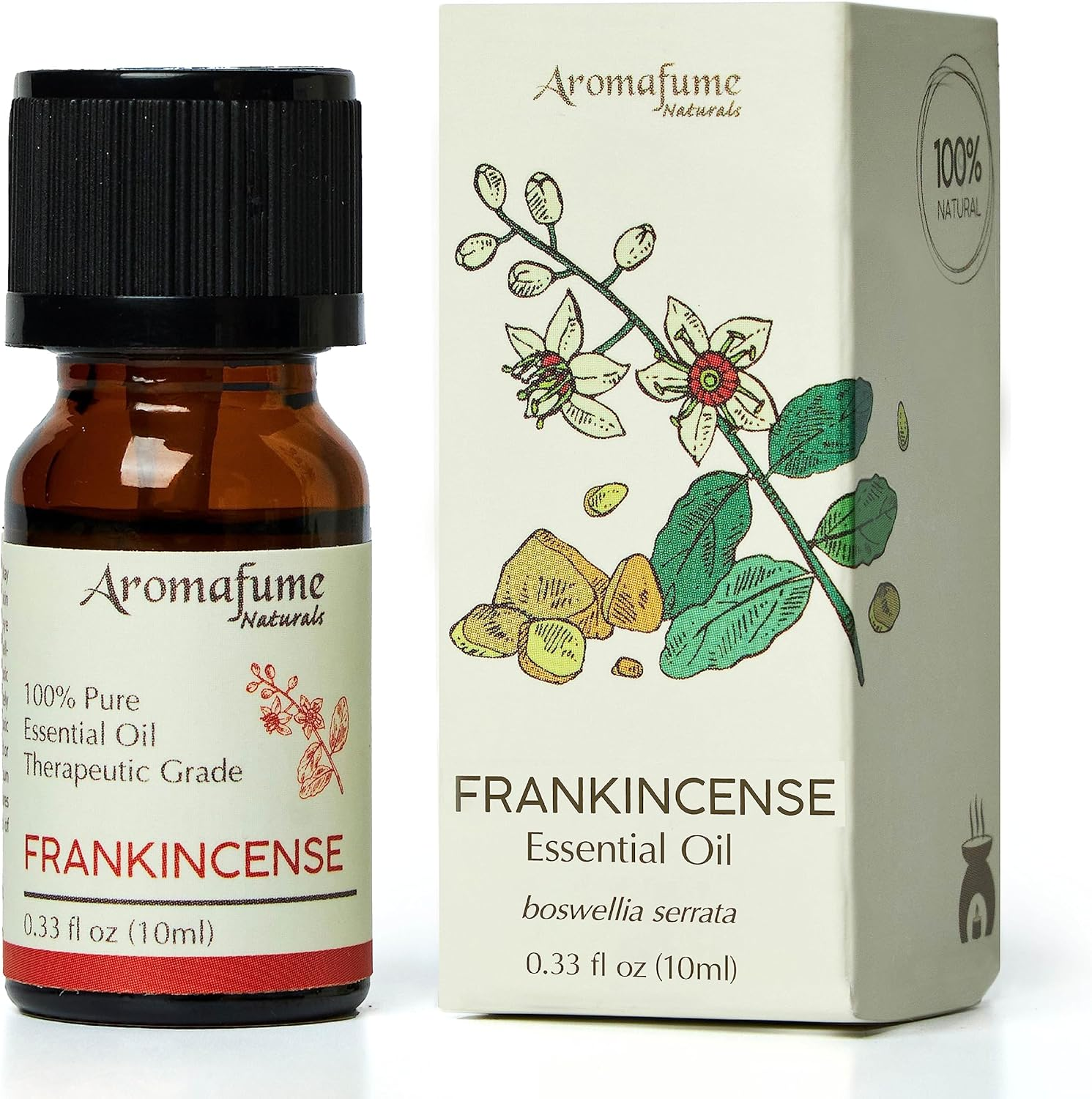 AROMAFUME Frankincense Essential Oil - 100% Natural, Essential Oils - Pure, Calming Aromatherapy Oil for Home Diffusers image number 6