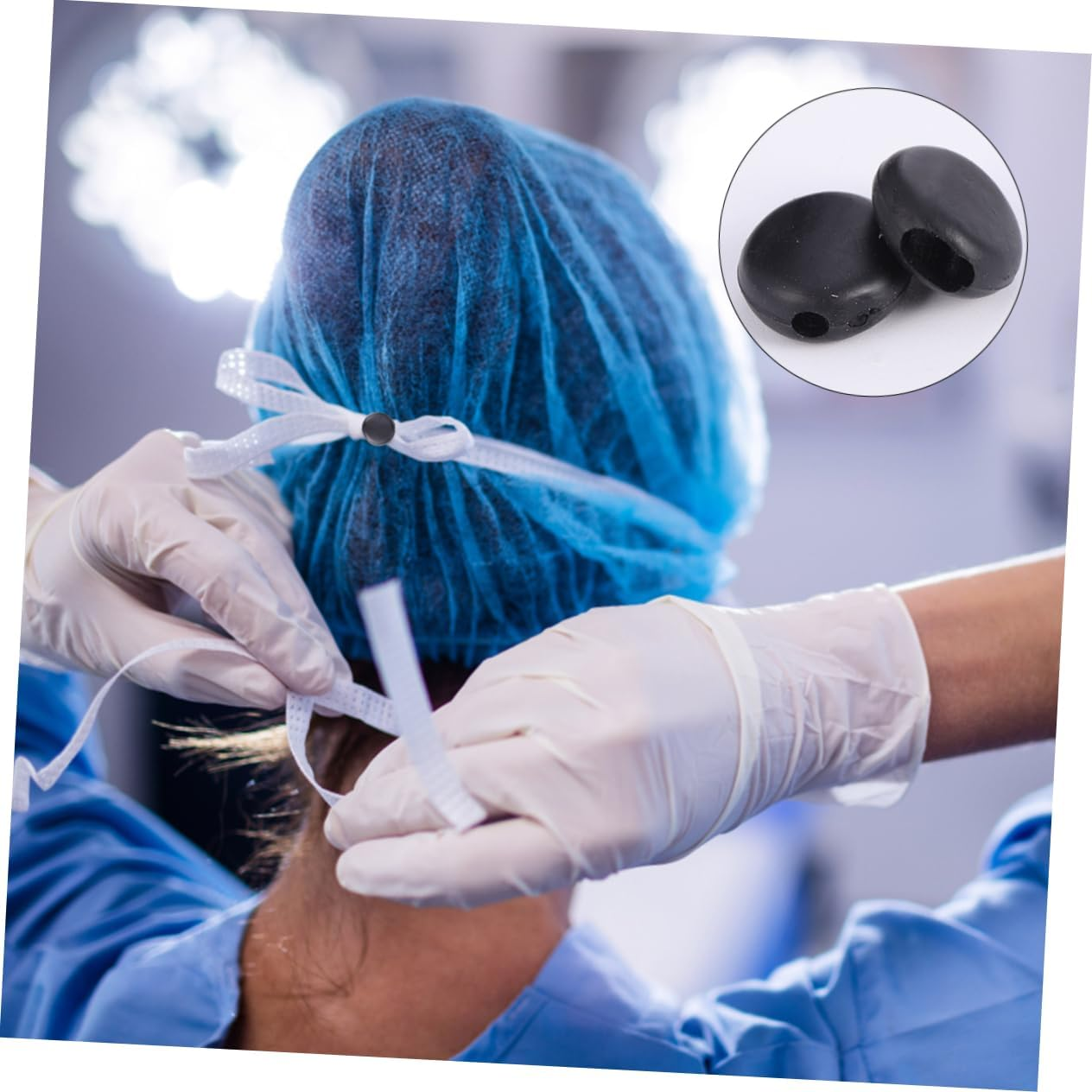 HEATSHAKING 500Pcs Mask Adjustment Buckle Strap String Tightener for Masks Lanyards image number 6