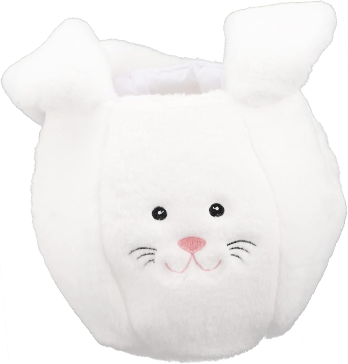 Easter Bunny Plush Basket Adorable Easter Decor Lightweight Storage Container for Candy and for Weddings Parties Special Events Chic and Stylish Design image number 4