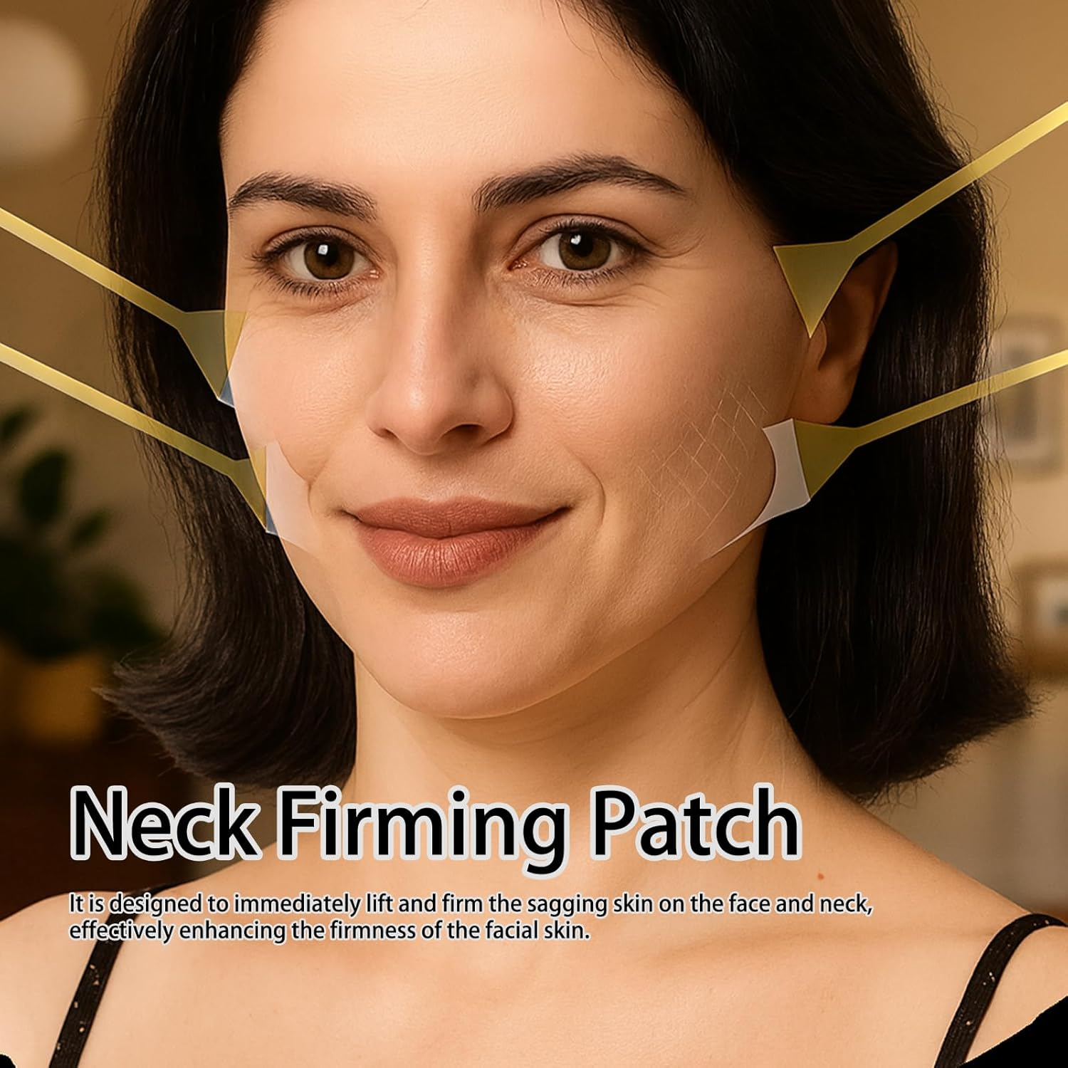 20 Pieces Face Tape for Wrinkles, Neck Tape Lifting Invisible Behind, Neck Lift Tape for Tightening image number 5