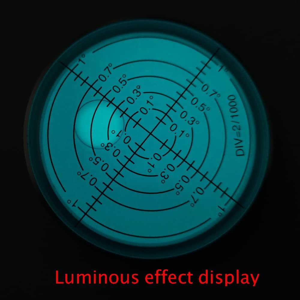 6-Point High-Precision Universal Horizontal Bubble Metal Level Water Level Gauge, Small Household Use 3 Points (6 '/2Mm（Blue Magnetic）) image number 1