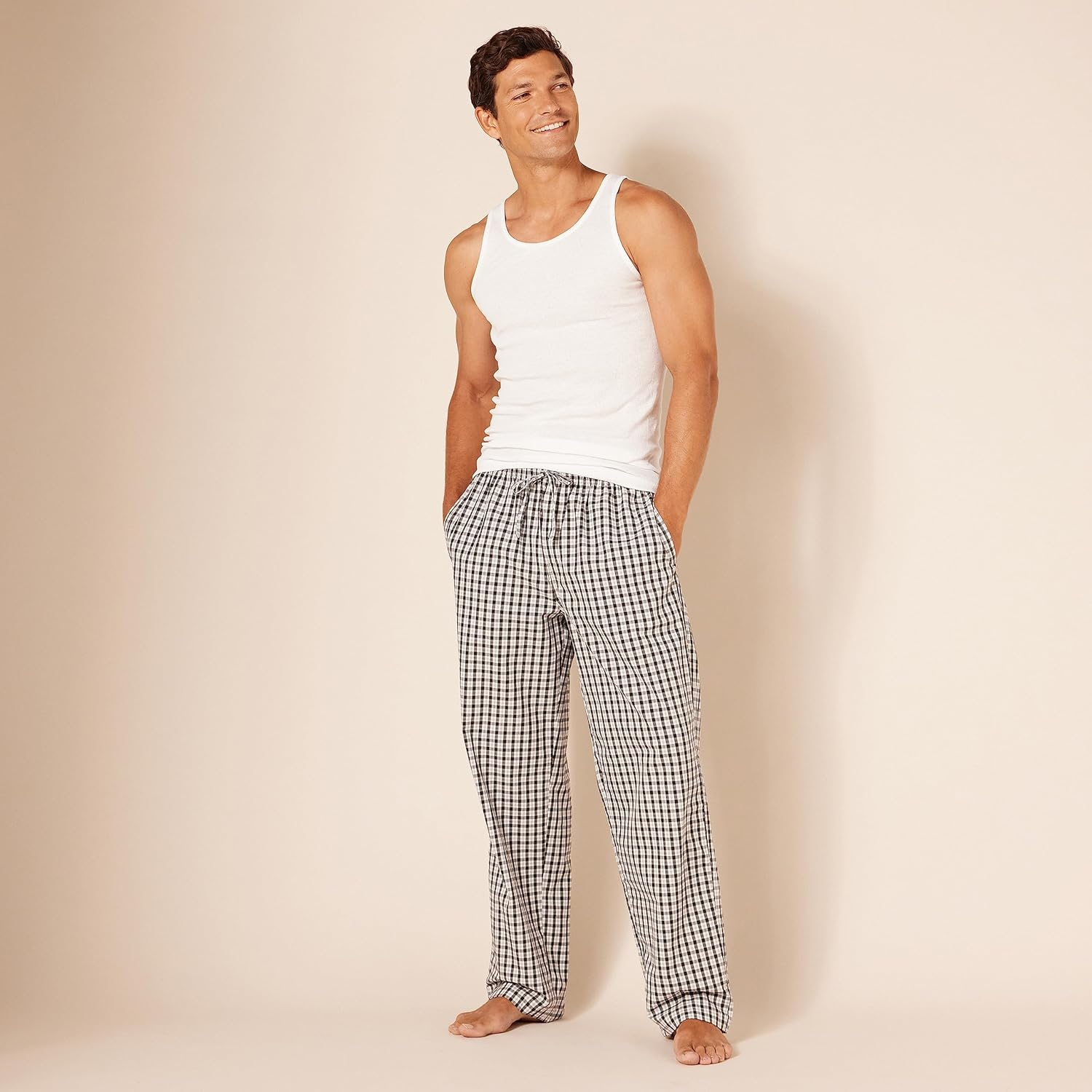 Amazon Essentials Men'S Lightweight Tank Undershirts, Pack of 6 image number 7