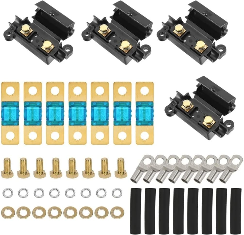 60A/70A/80A/100A MIDI Fuse KIT 4 ANS Holder 7 X Fuses to Suit Redarc BCDC Dual Battery (60A) image number 2