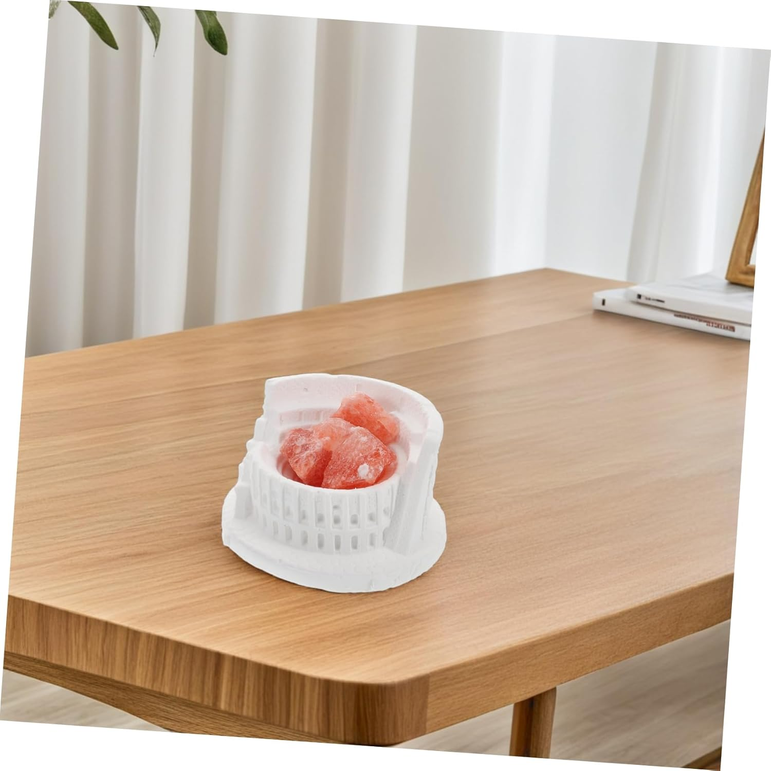 FOMIYES 1Set Salt Crystal Aromatherapy Diffuser Stone for Home Office and Car Handmade Fragrance Stone for Relaxation and Calming Ambiance image number 2