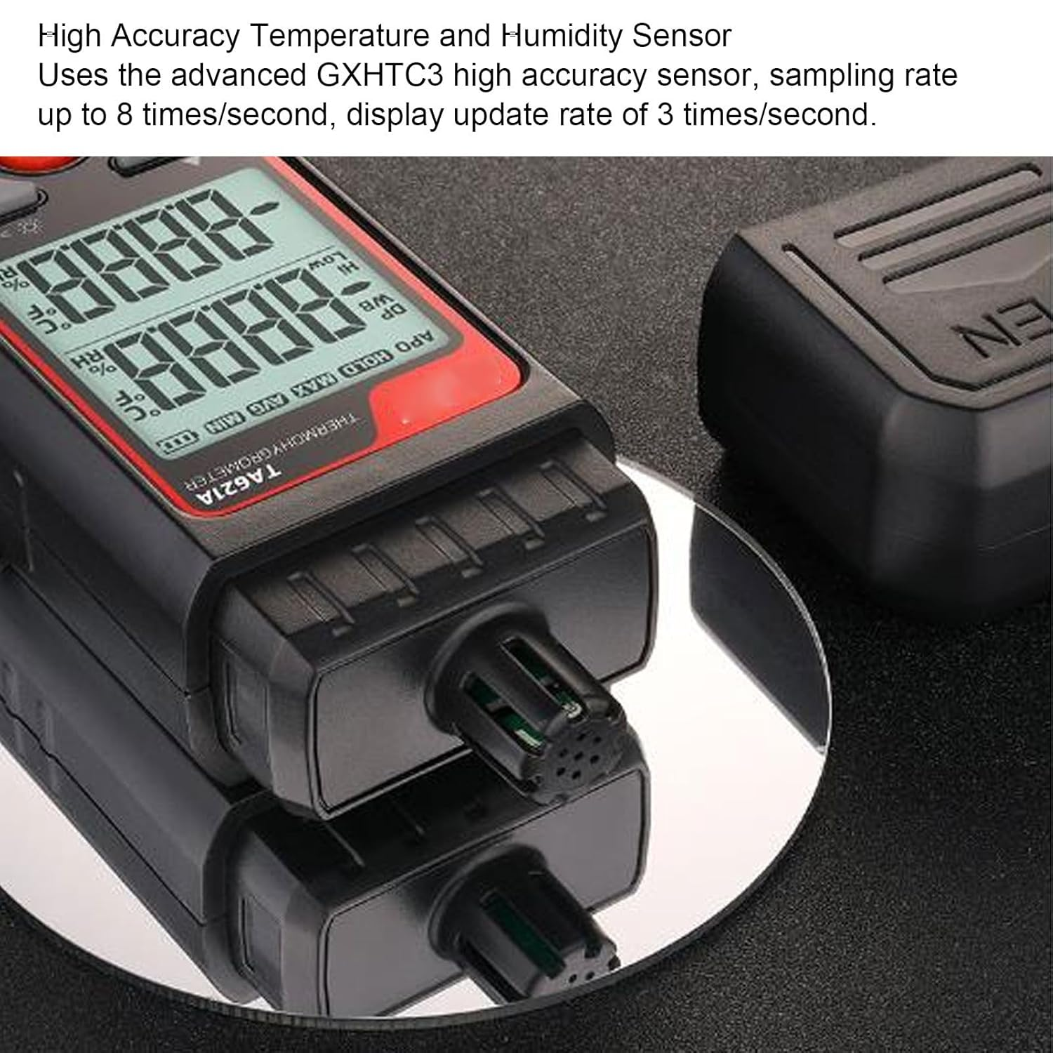 GXHTC3 Temperature Humidity Meter with High Accuracy Sensor for Ambient Relative Humidity, Dew Point, Wet Bulb Thermometer Display, Ideal for Household, Industry, Paranormal image number 4