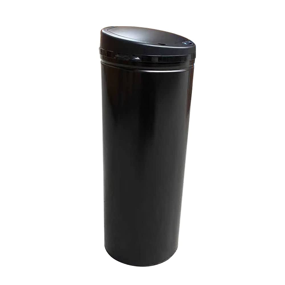 Sensor Bin 50L Black Stainless Steel Rubbish Bin Motion Automatic image number 5