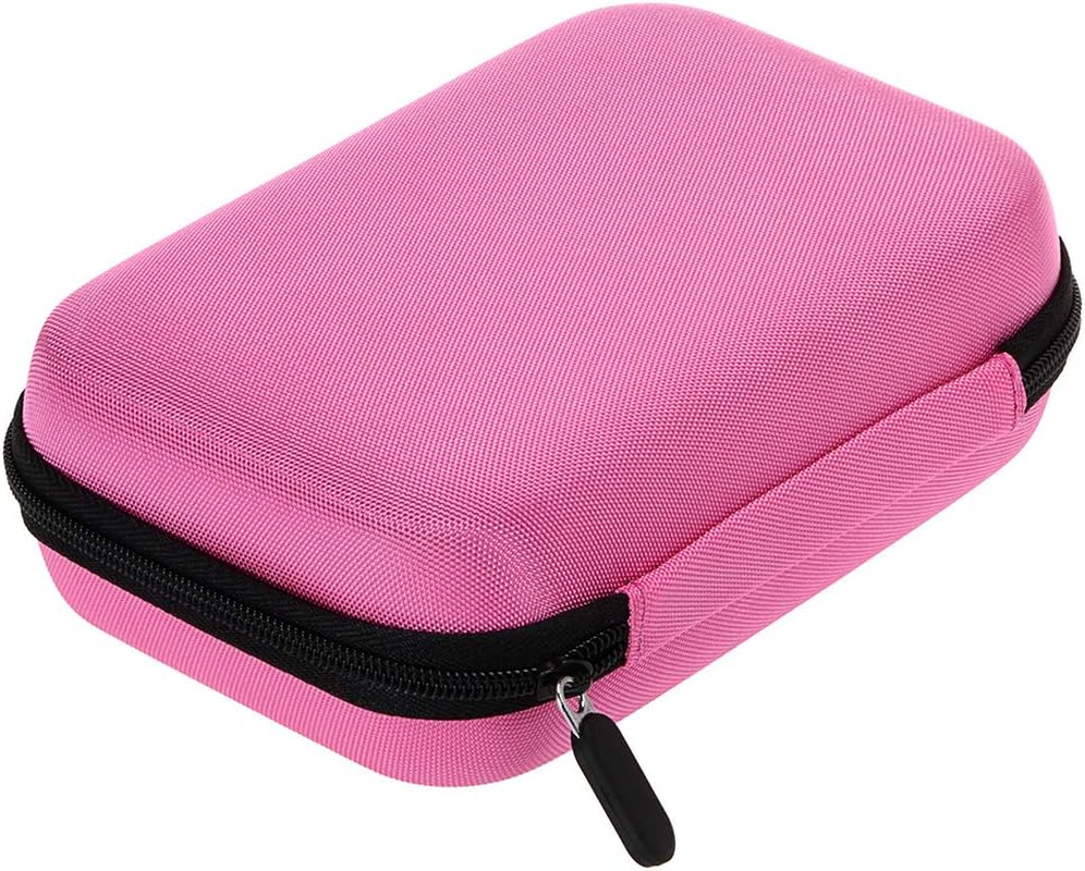 Hipiwe Hard Shell Essential Oil Carrying Case Holds 12 Bottles (Can Hold 5Ml, 10Ml, &10Ml Rollers) Travel Size Essential Oils Bag Organizer, Blue