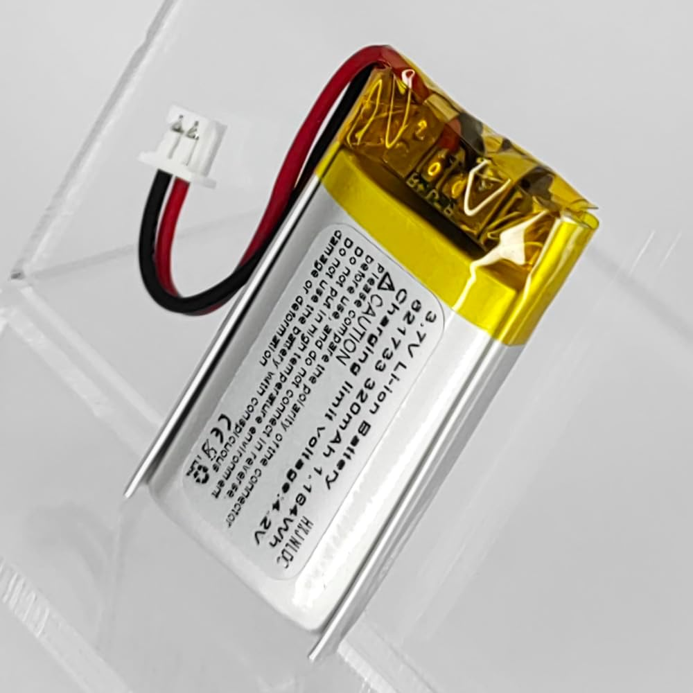 DC 3.7V 320Mah 621733 Rechargeable Lithium Polymer Battery for Sony WF-C500、WF-XB700、WF-H800、WF-SP800N、WF-1000XM4 Headphone Case and WH-CH500、WH-CH510 Headphone Battery Replacement image number 5