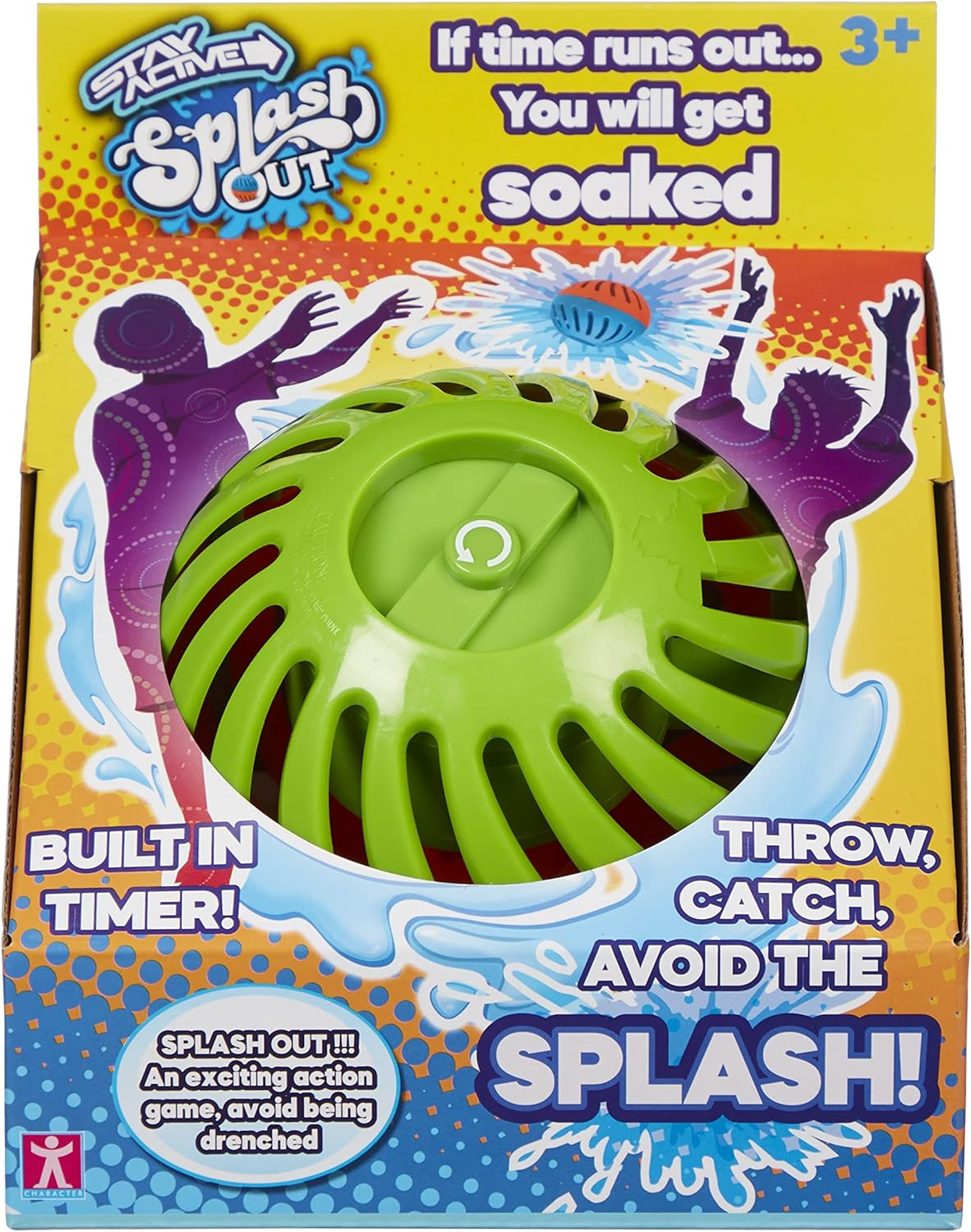 Stay Active SPLASH OUT Throwing & Catching Water Bust with Timer Balloon Indoor Outdoor Activity Fun Family Toy Game Boys Girls Game image number 6