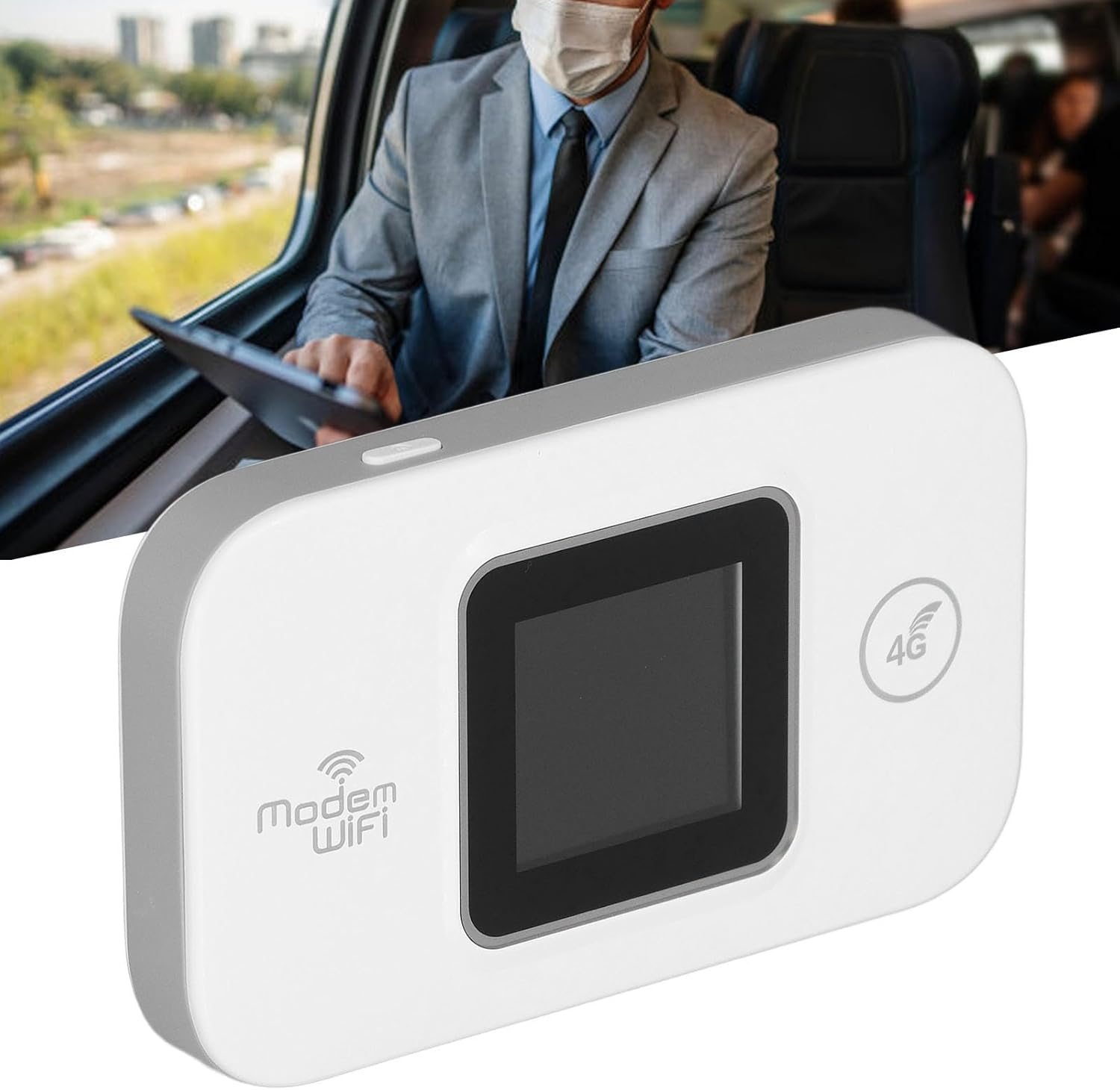 4G LTE Router, Unlocked 5G Mobile Wifi Hotspot,Portable Wifi Hotspot for Travel,Hotspot Device Support B1 B3 B7 B8 B20 B38 40 41,Support 10 Devices to Connect,Europe Asia Version image number 1