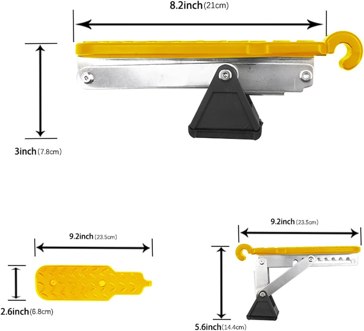 Car Door Step Feet Stand Roof Rack Door Latch Step Universal Adjustable image number 5