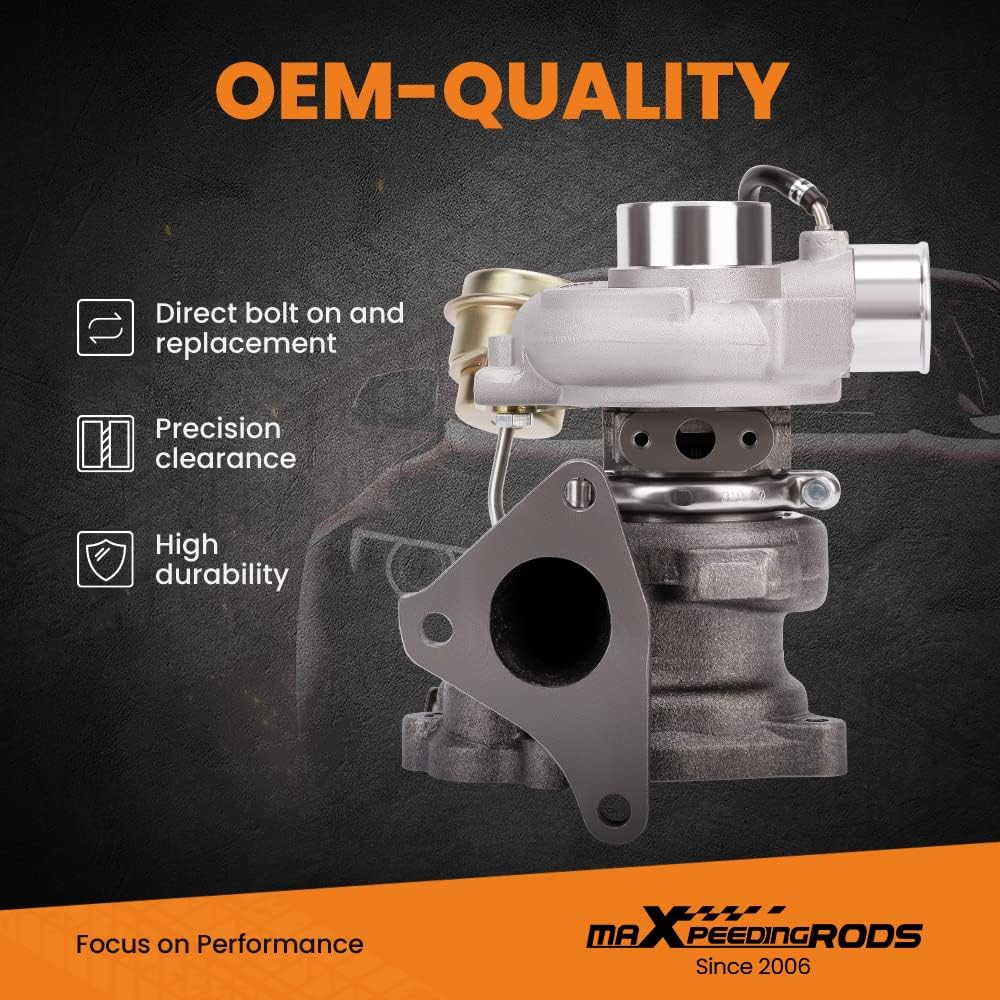 Maxpeedingrods TD04L-13T Turbo Charger for Subaru for Forester for Impreza for WRX 2002-2007 for Saab 9-2X 49377-04300 Turbocharger [] image number 2