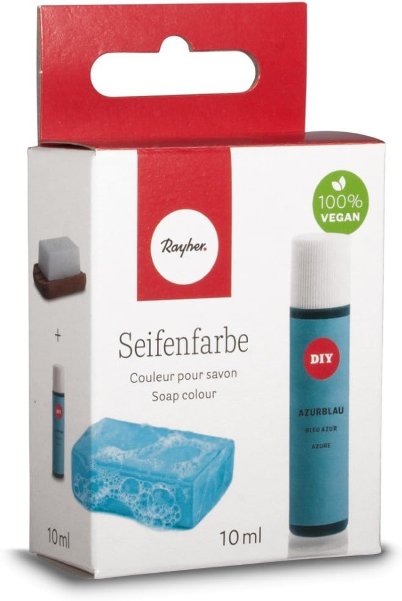 Rayher Liquid Soap Colouring, Colourant for Soap Making and Cosmetics, Red Soap Colour, 10Ml, Red, Vegan, 34246280