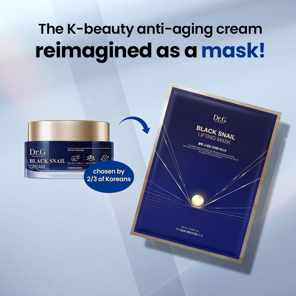 Dr.G Black Snail Lifting Mask 5Ea image number 2