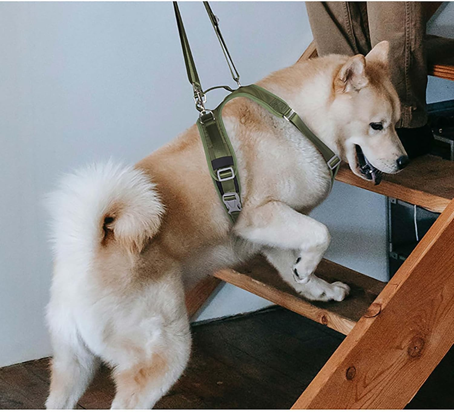 UOSIA Dog Lift Harness Split Dog Support & Recovery Sling Pet Rehabilitation Lifts Vest with Adjustable Straps Front and Rear Legs Support for Old Dog Walk image number 5