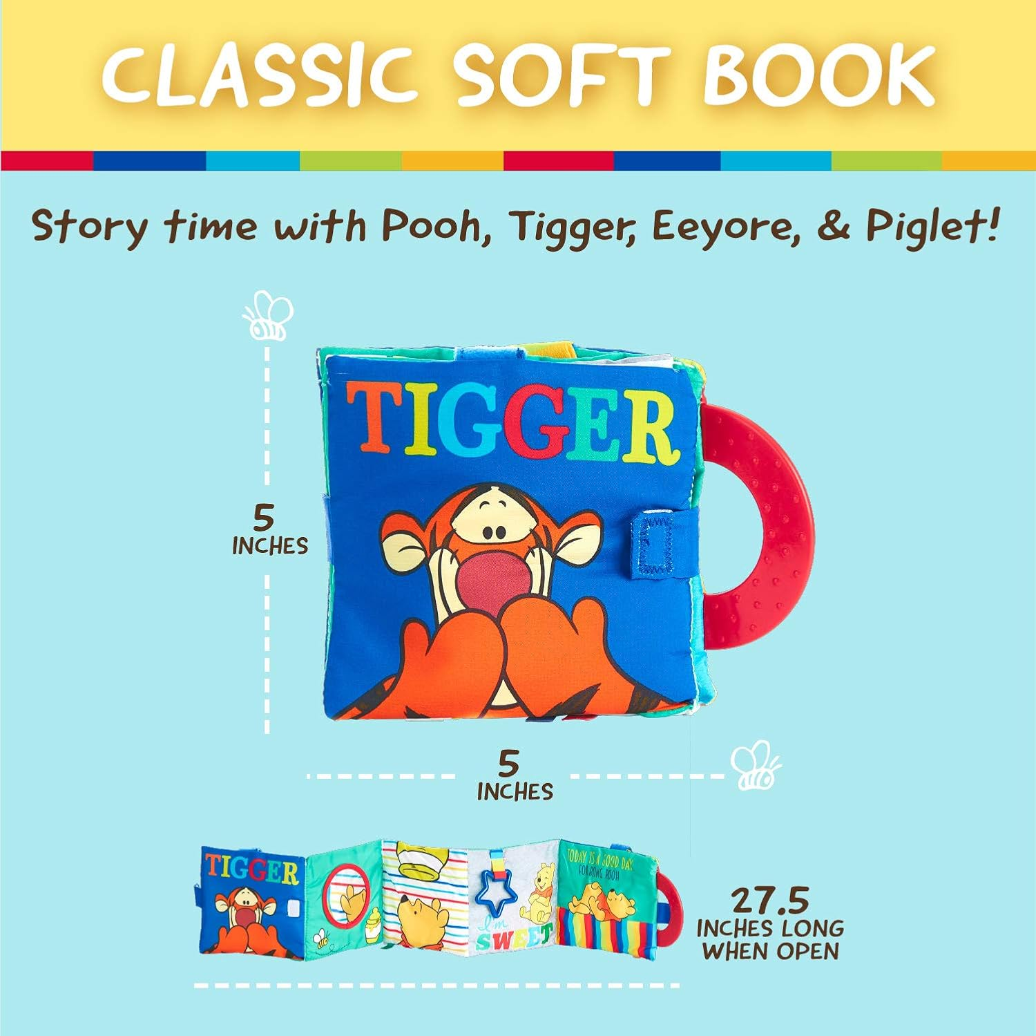 DISNEY BABY Disney Winnie the Pooh Soft Book image number 2