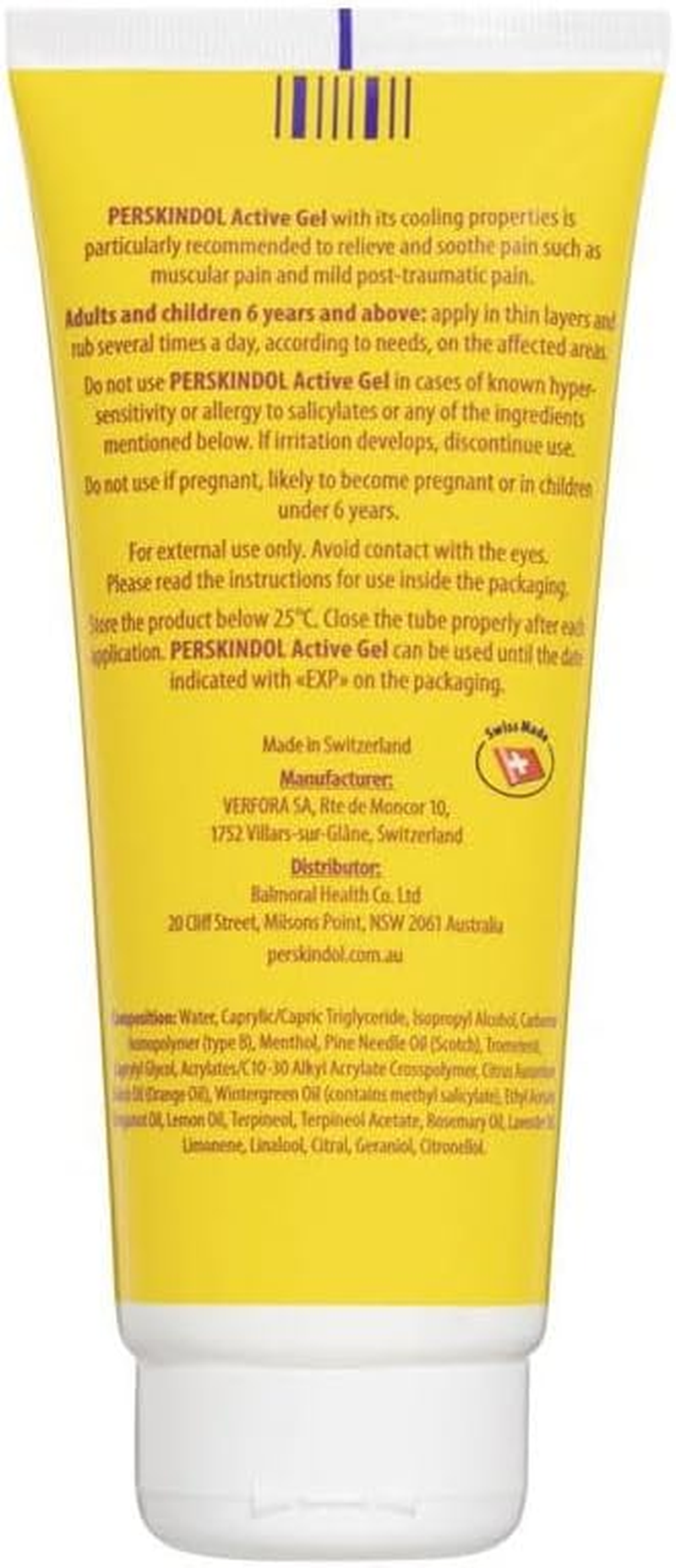 Perskindol Active Pain Relief Gel, 200 Ml - Dual-Action Cooling & Heating Formula for Muscle & Joint Relief &ndash; Ideal for Adults and Children 6+ image number 5