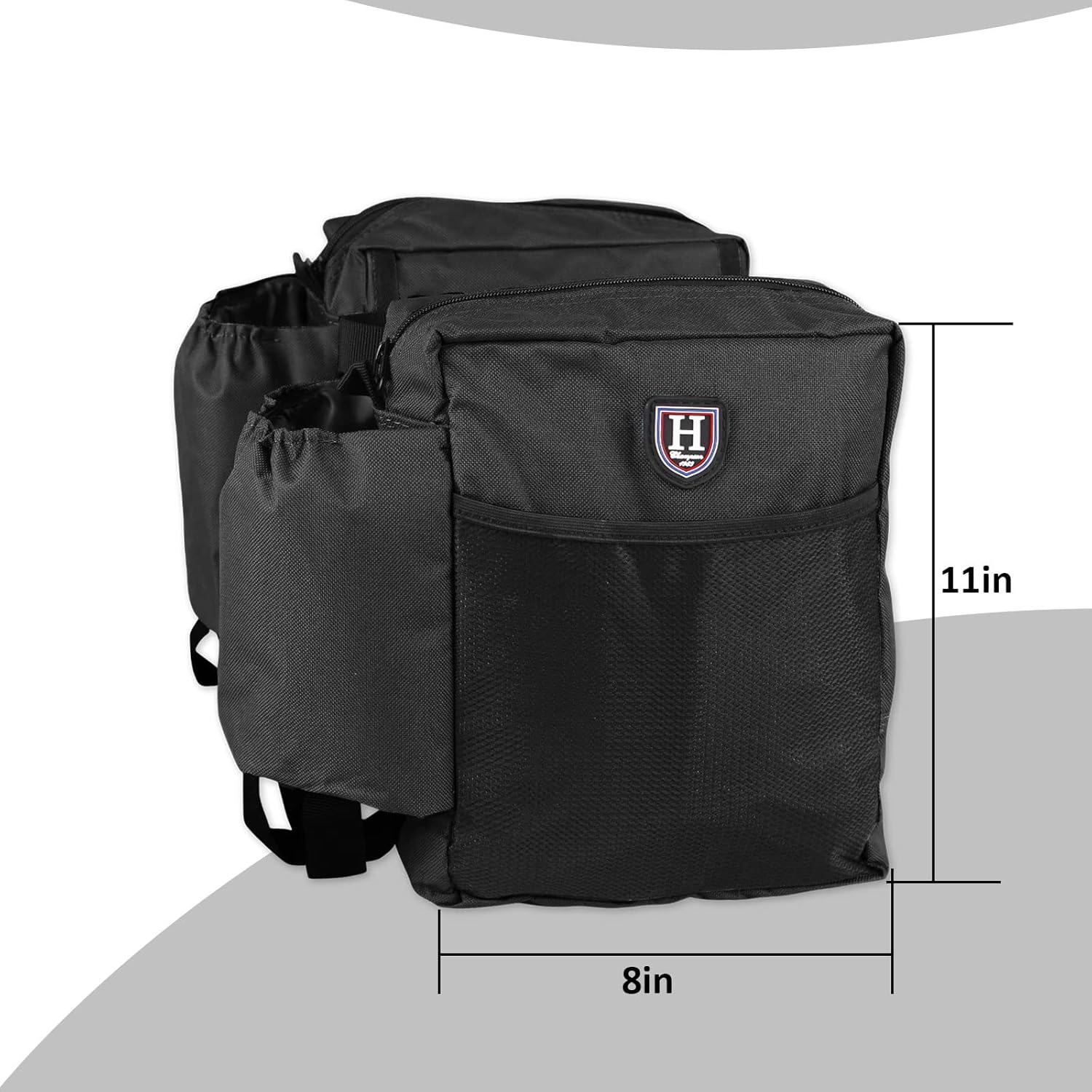 Harrison Howard Equestrian Western Saddle Bag for Horses image number 6