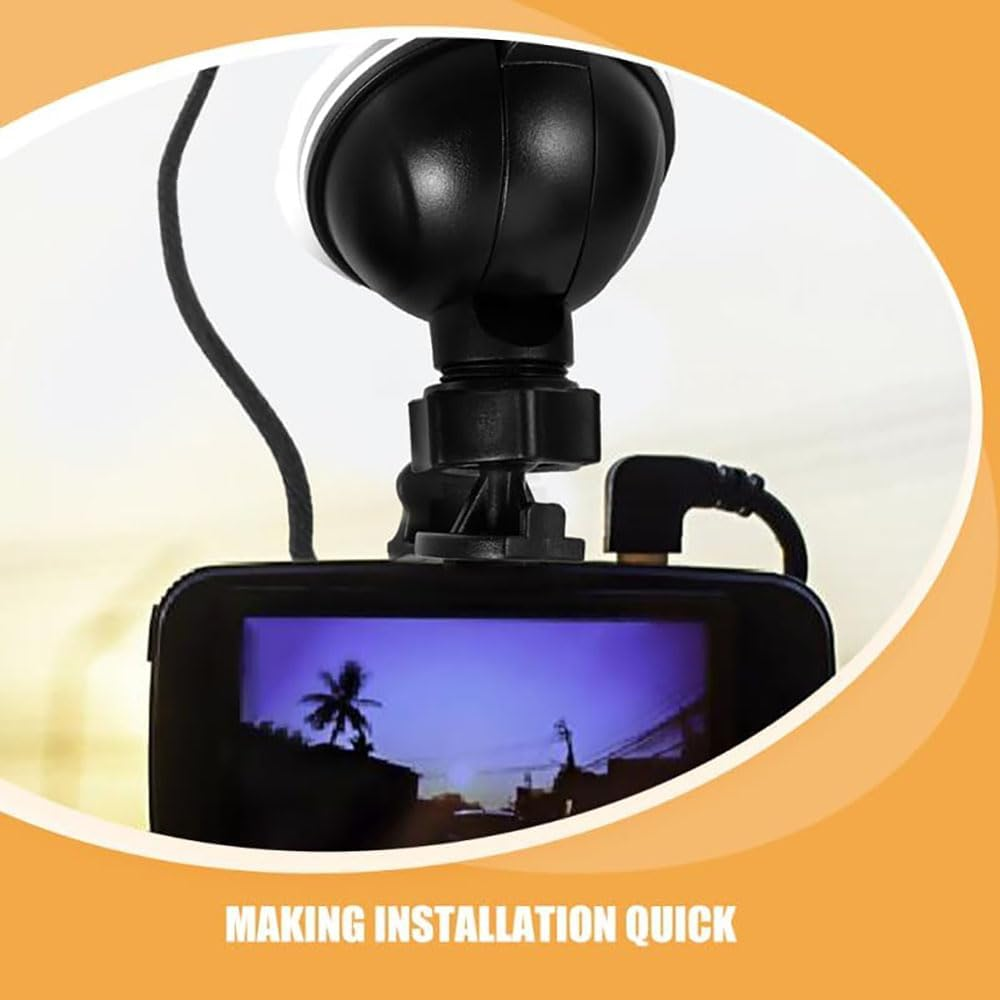 2 Pcs Dashcam Suction Cup Mount for Car, Universal Windshield Holder Compatible with Navman Dash Cameras and Most Vehicle Cameras, Adjustable 360&deg; anti Shake Secure Mount.