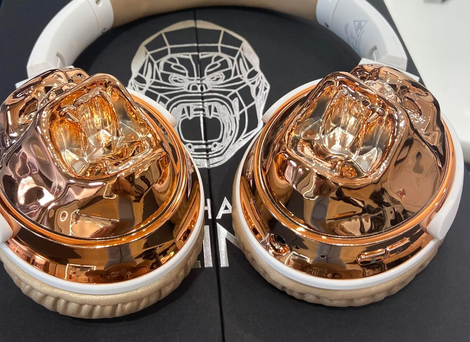 ORLINSKI CAQKON1001-660-V2 2025 Bluetooth Headphones, 40 Mm Speaker, Pink/Gold, 6 Hours Battery Life, Bluetooth 5.1 image number 1