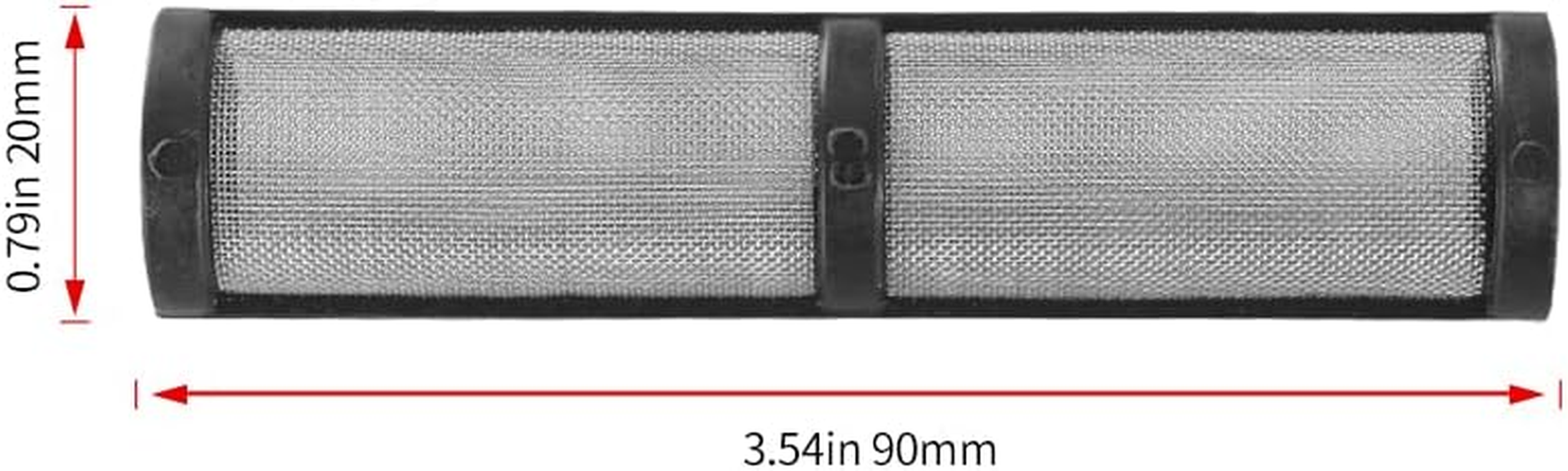 Pack of 5 Easy Out Pump Manifold Filter, Short, Vertical,60 Mesh (Bigger Holes, Good for Thick Materials) Compatible with Graco ST, STX, 390, Ultra 395/495/595 Airless Sprayers image number 3