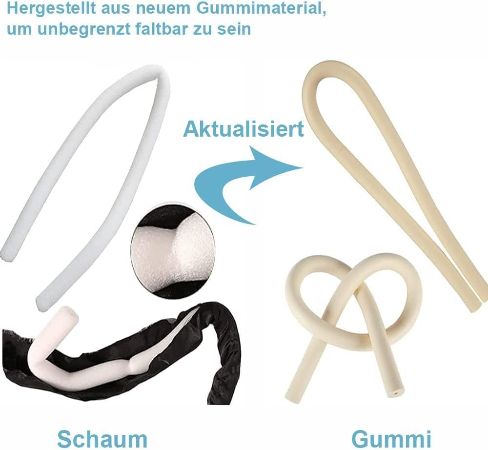 Overnight Curls, Overnight, Headband Curlers, Curls in Sleep, Heatless Curling Iron Headband, Silk Bands Hair, Curls Make Overnight Long Hair Ribbon - Light Pink