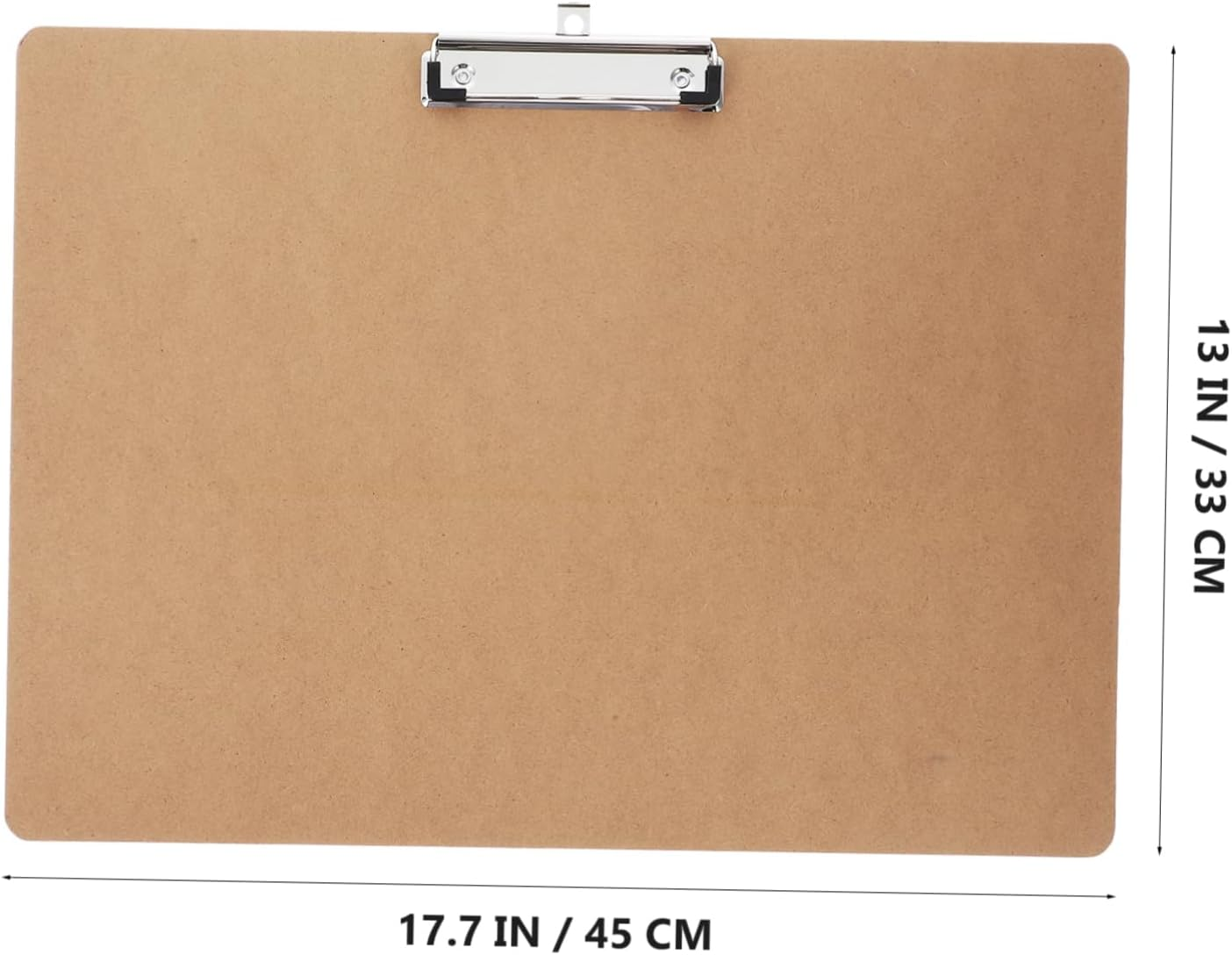 Tofficu 1Pc Wooden Writing Clipboard Clip for Document Sorting Ergonomic Design for Home School Office Use Wood Backing Board for Easy Handling image number 4