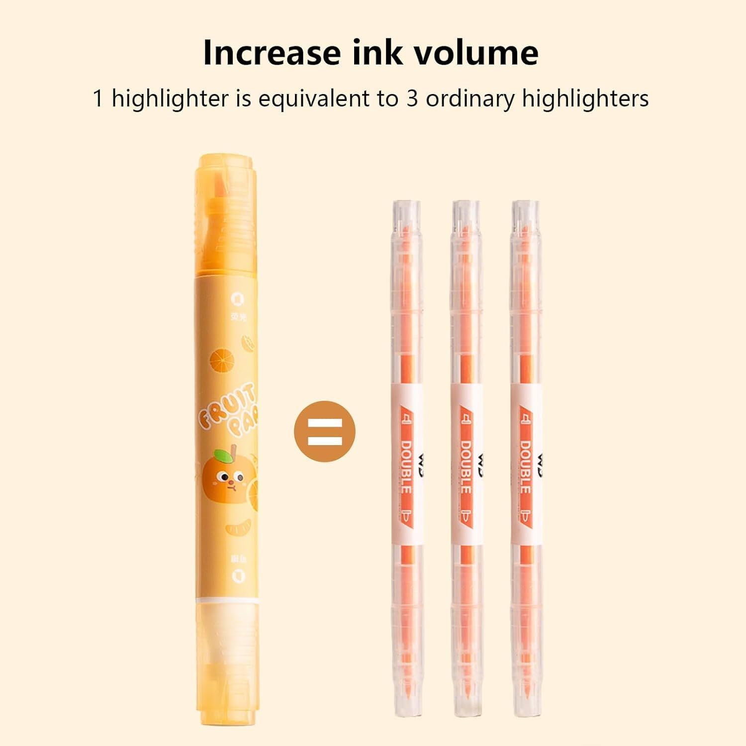 12Pcs Erasable Highlighter, Betterjonny Pastel Highlighters,Cute Dual Tip Assorted Color Highlighter Pens Wrong Color Can Be Corrected with the Other End Pens for Journals,Notebooks, Office image number 2