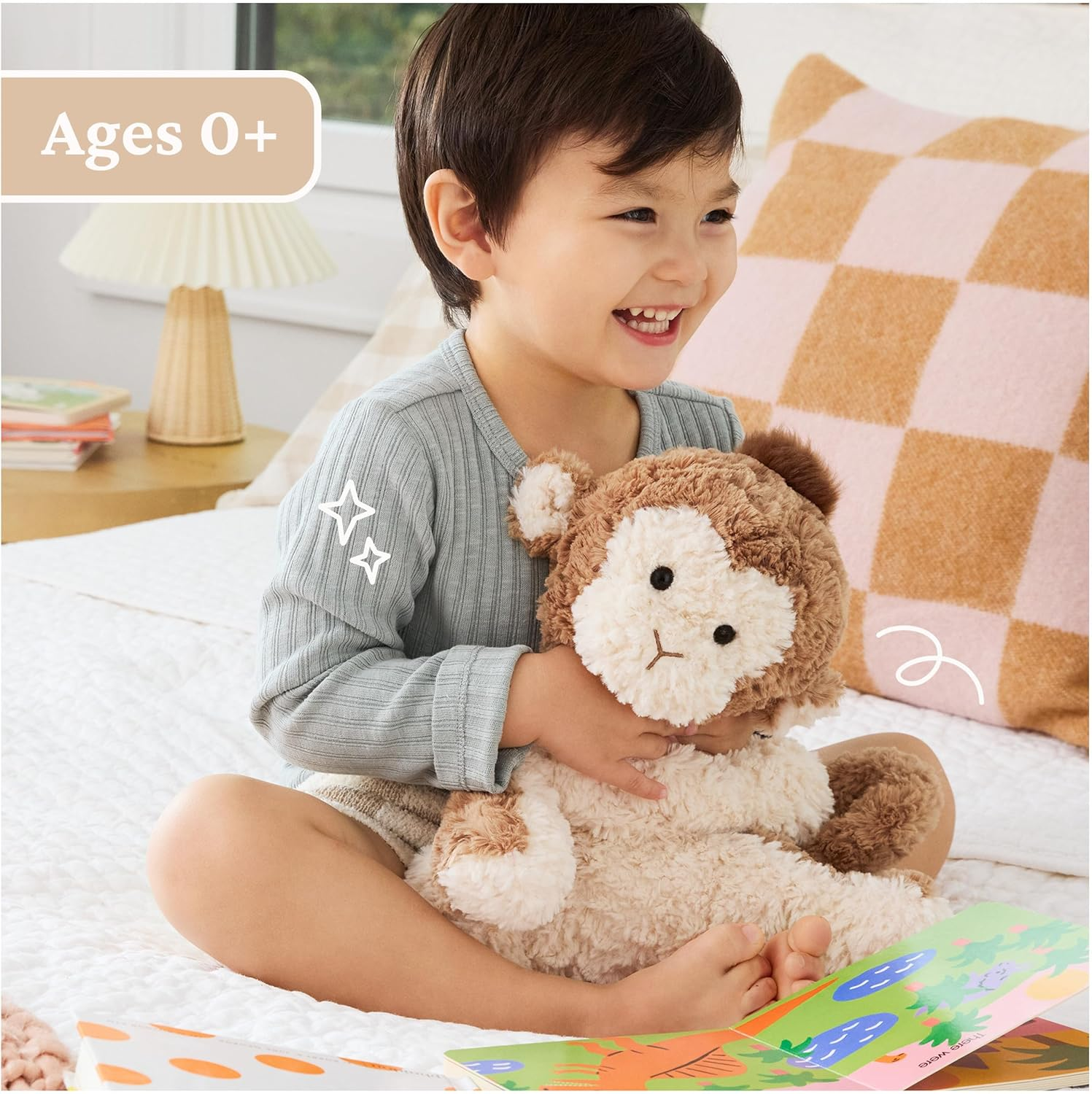 GUND - Cozys Monkey 26Cm, Kids Soft Toy, 1 Year+ image number 2