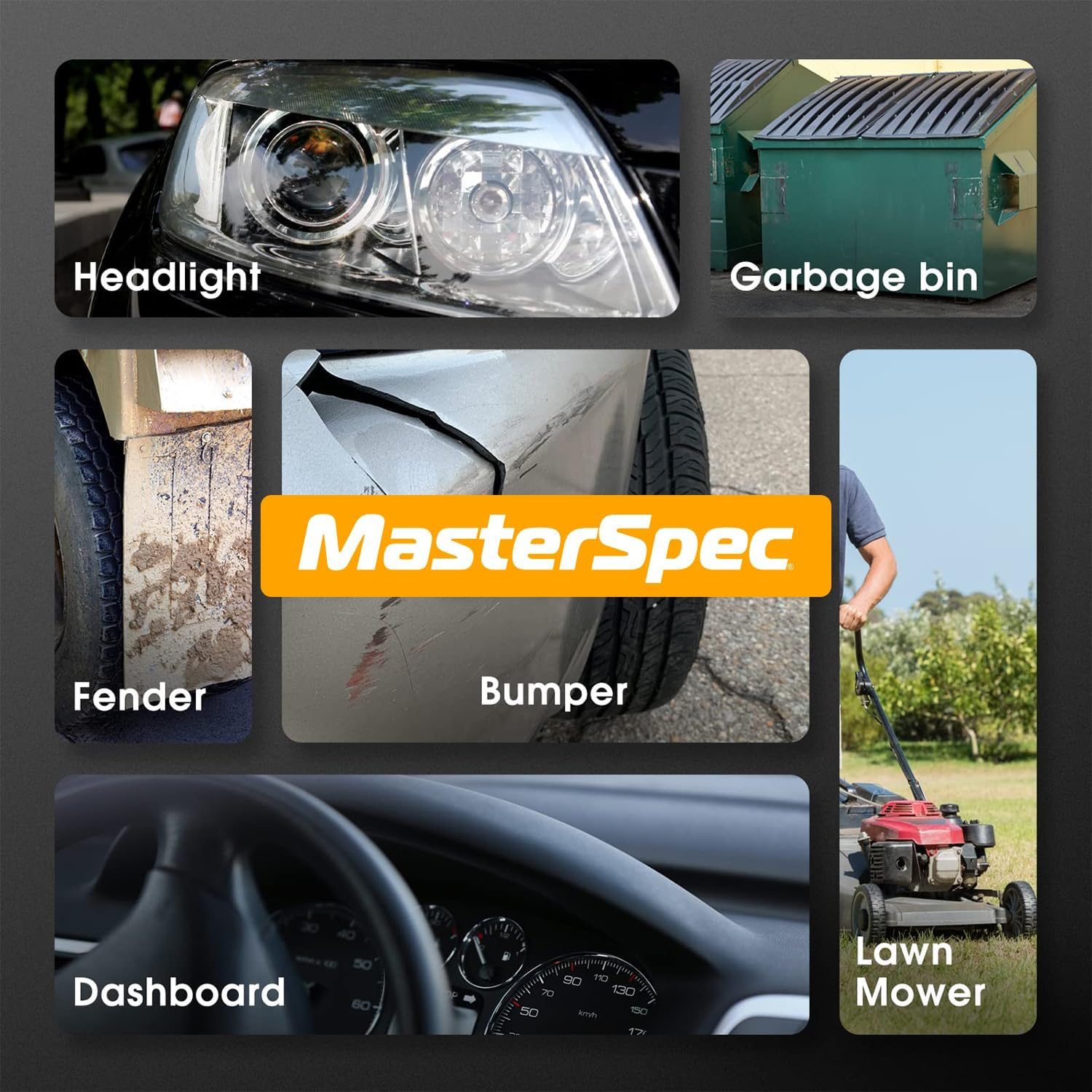 Masterspec 50W Hot Stapler Plastic Welding Gun Car Bumper Repair Kit Fast Heating Plastic Welder Welding Repairing Machine Welder Gun Kayak Bumper Car Bumper Repair Kit