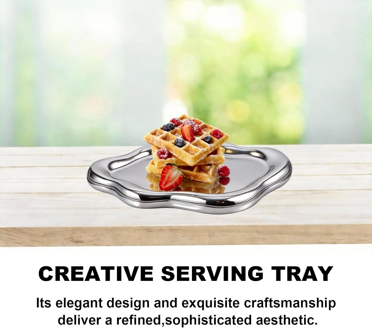 Cloud Trinket Dish - Silver Jewelry Tray Mirror Finish Ceramic Ring Holder, Modern Luxury Perfume Tray, Decorative Catchall Bowl for Entryway Table, Unique Christmas Birthday Gift-Silver - White image number 3