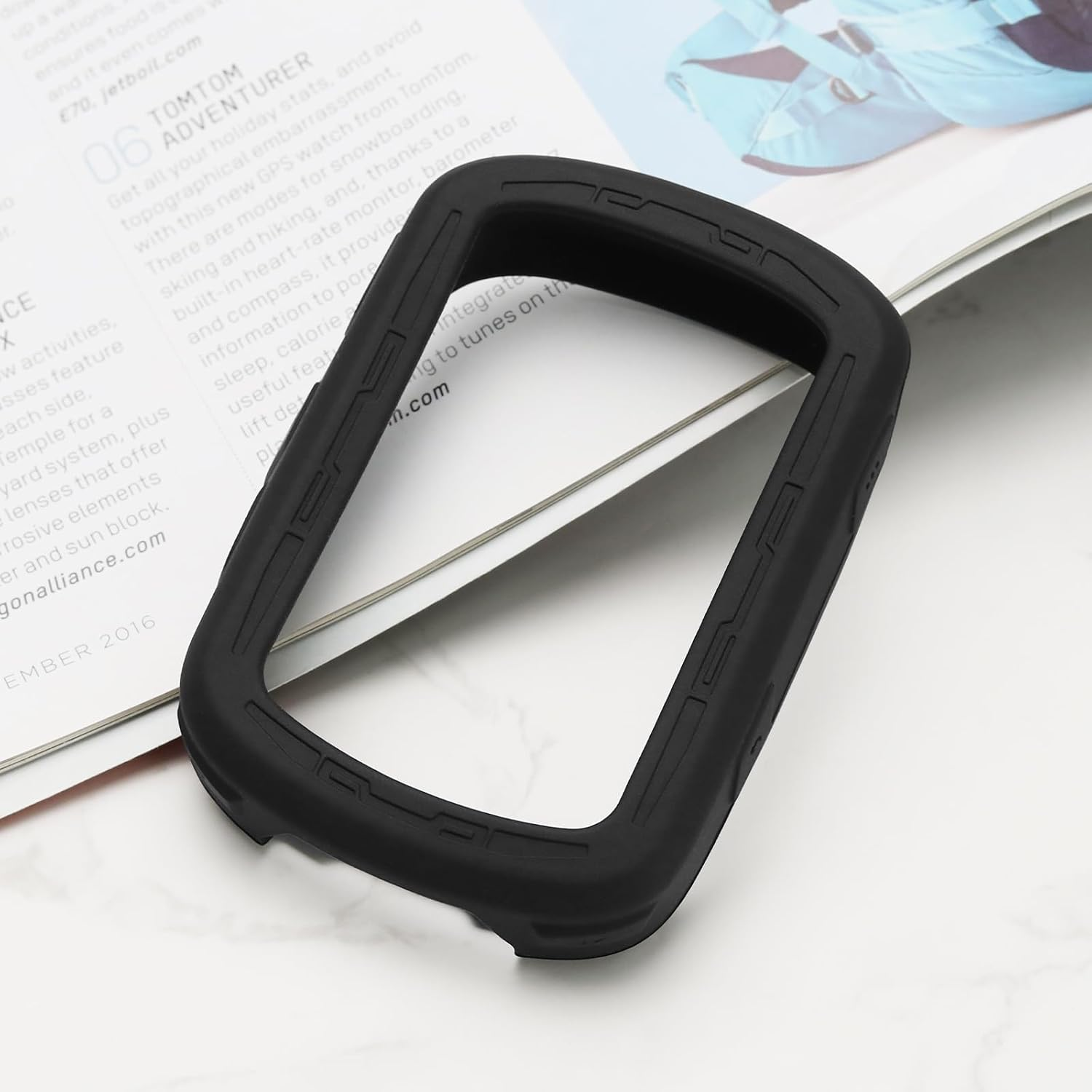 Silicone Protective Case for Bicycle Code Watch Stopwatch Silicone Protective Cover Silicone Case Compatible with Garmin Edge 540 Edge 840 Bike Accessories image number 3