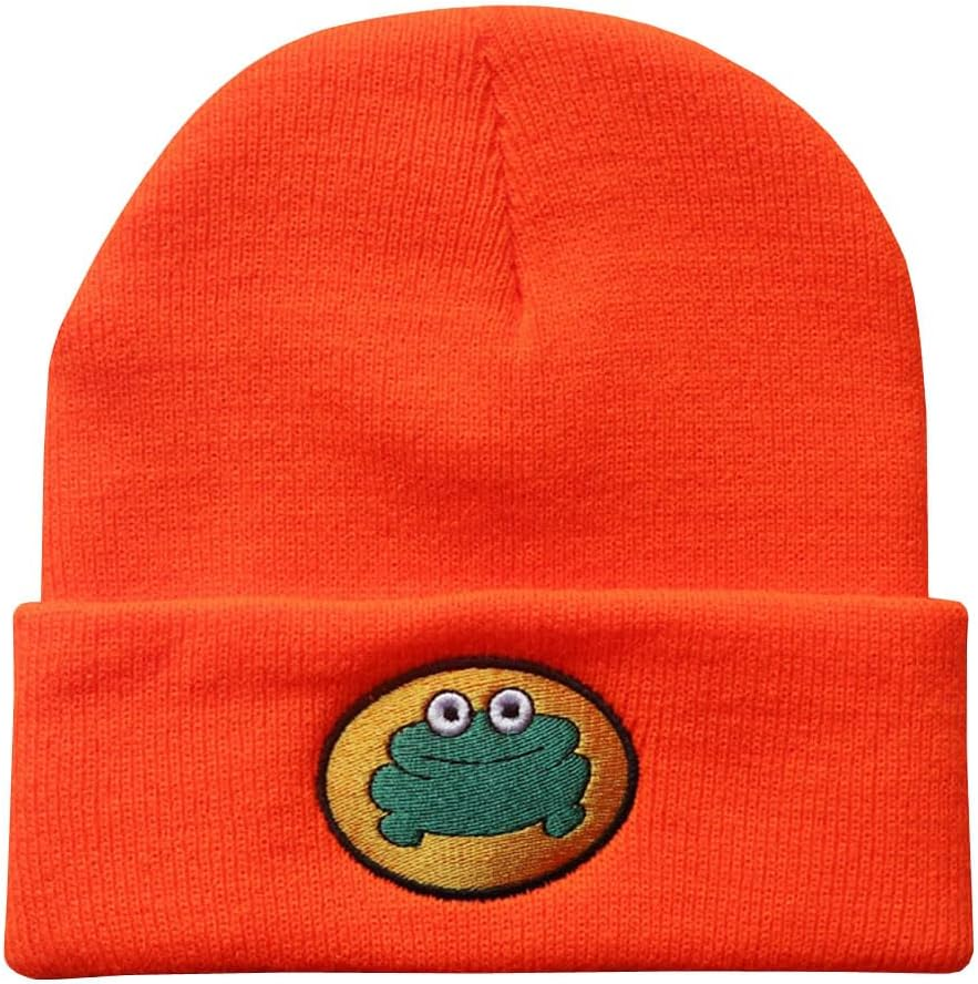 Cute Cartoon TV Parappa the Rapper Frog Beanie Hat Unisex Funny Knitted Beanie Novelty Beanies Knit Hats