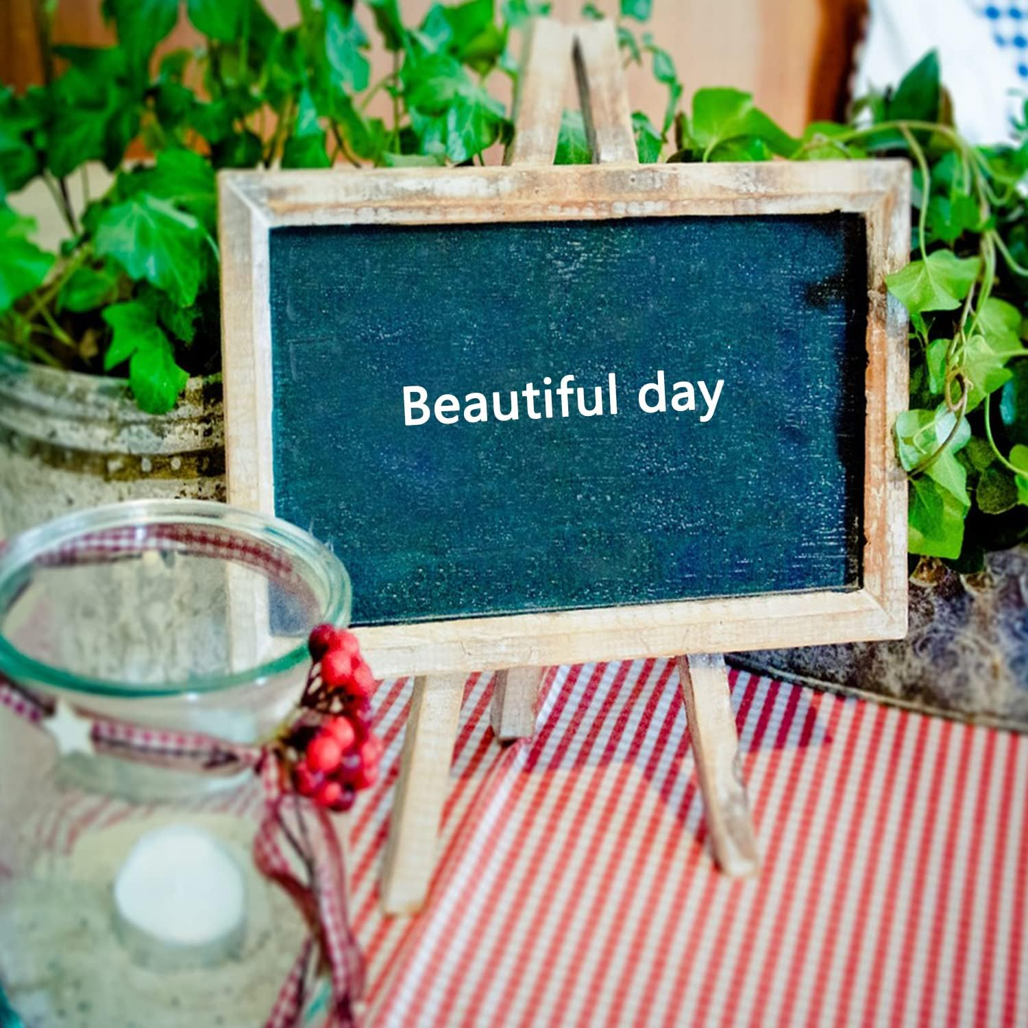 MYYZMY 5.9 Inch Mini Wood Display Easel, 10 Pcs Tabletop Easels for Displaying Photos, Picthres image number 1