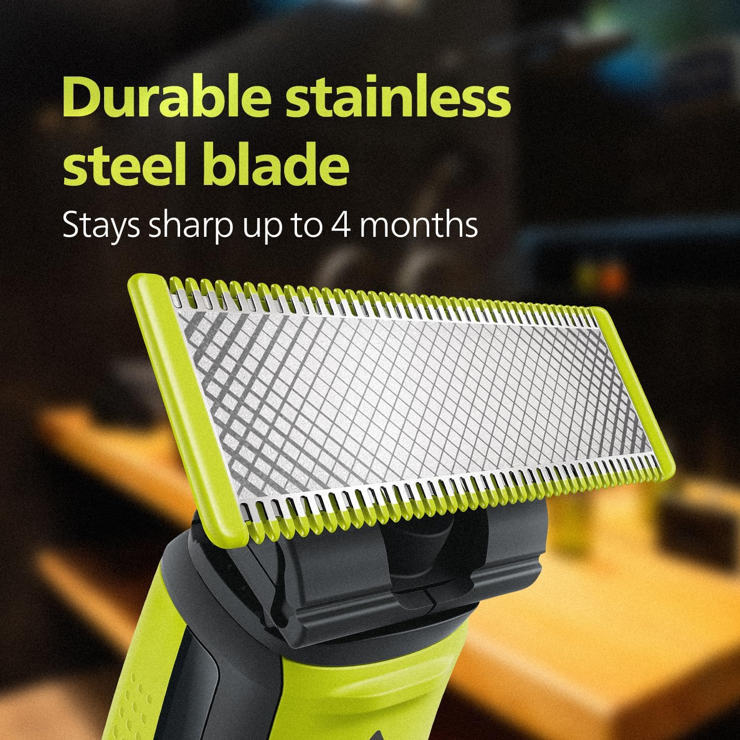 Philips Oneblade Replaceable Blade Pack of 2 Replaceable Blades, Qp220/51 (Lime) image number 3