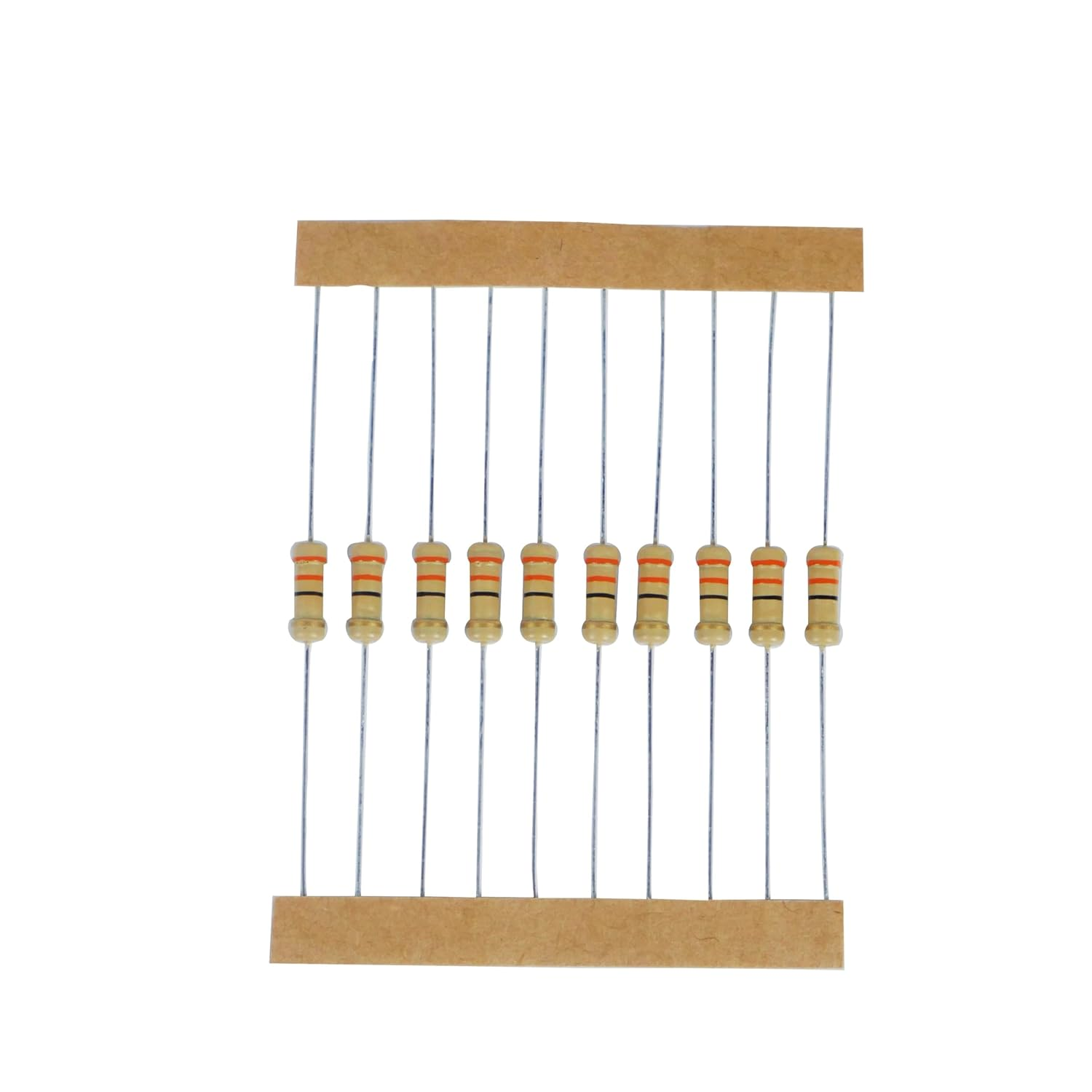 150 Values 1500 Pieces Resistor Kit 1 Ohm-10M Ohm 1/2W 5% 0.5 Watt Carbon Film Resistors Assortment Kit image number 3