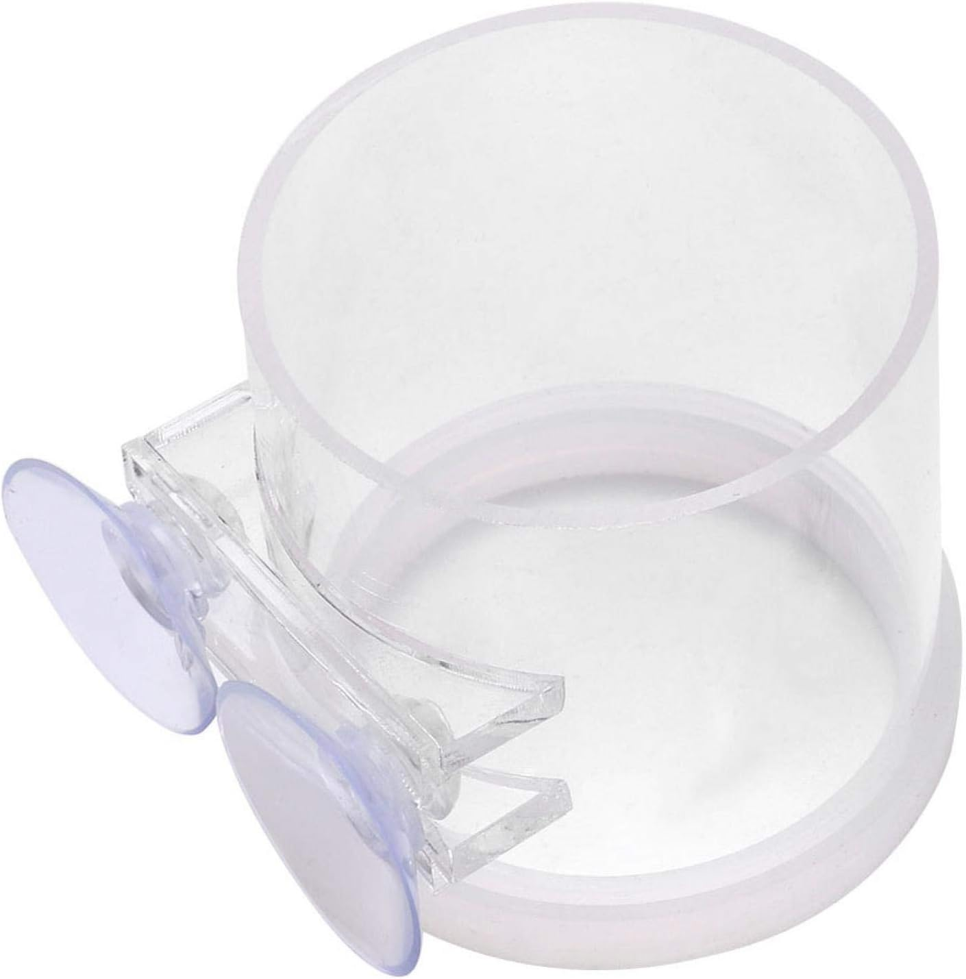 01 Fishing Feeder, Acrylic Automatic Fish Feeder with Suction Cup for Pond Fish Aquarium image number 5